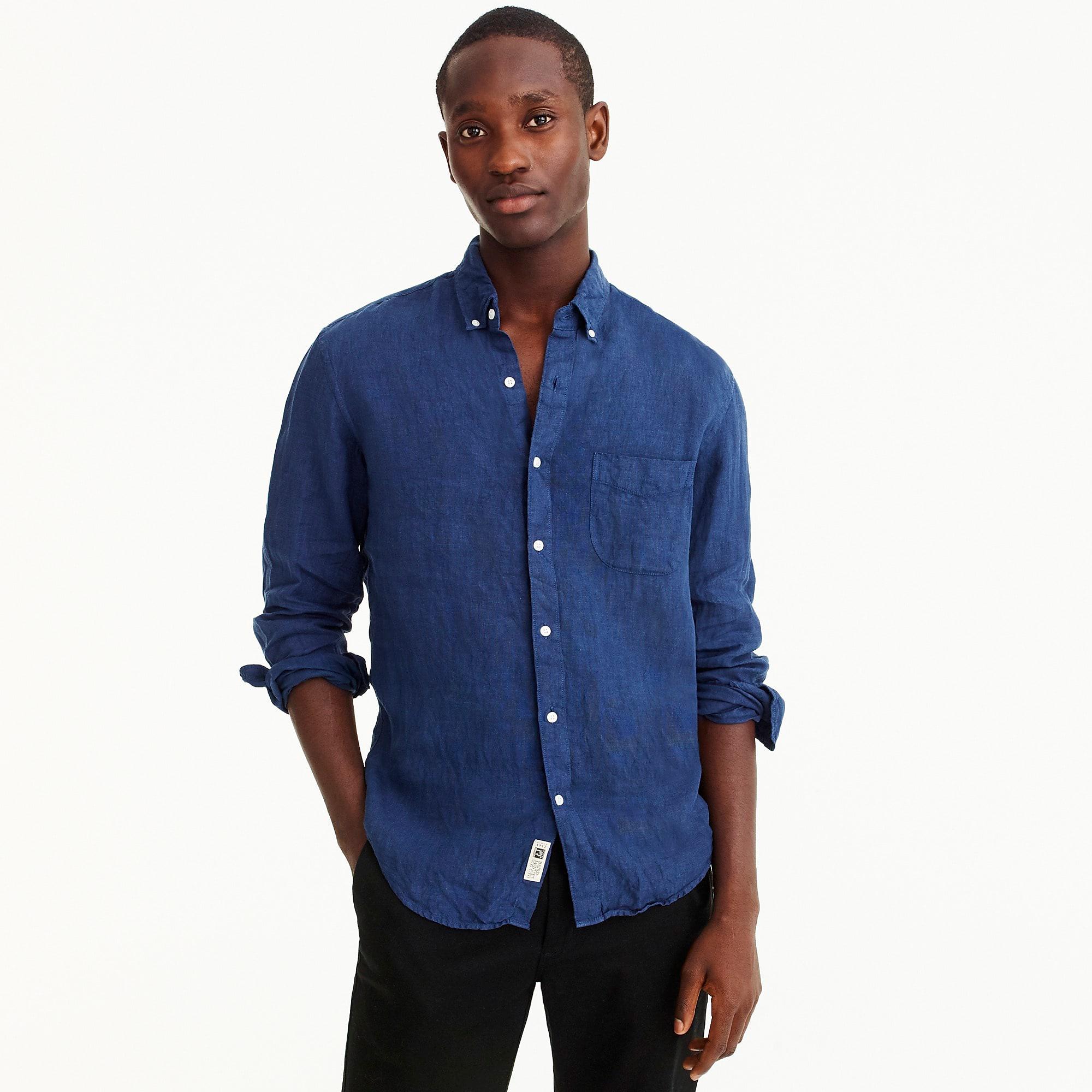 j crew linen blouse