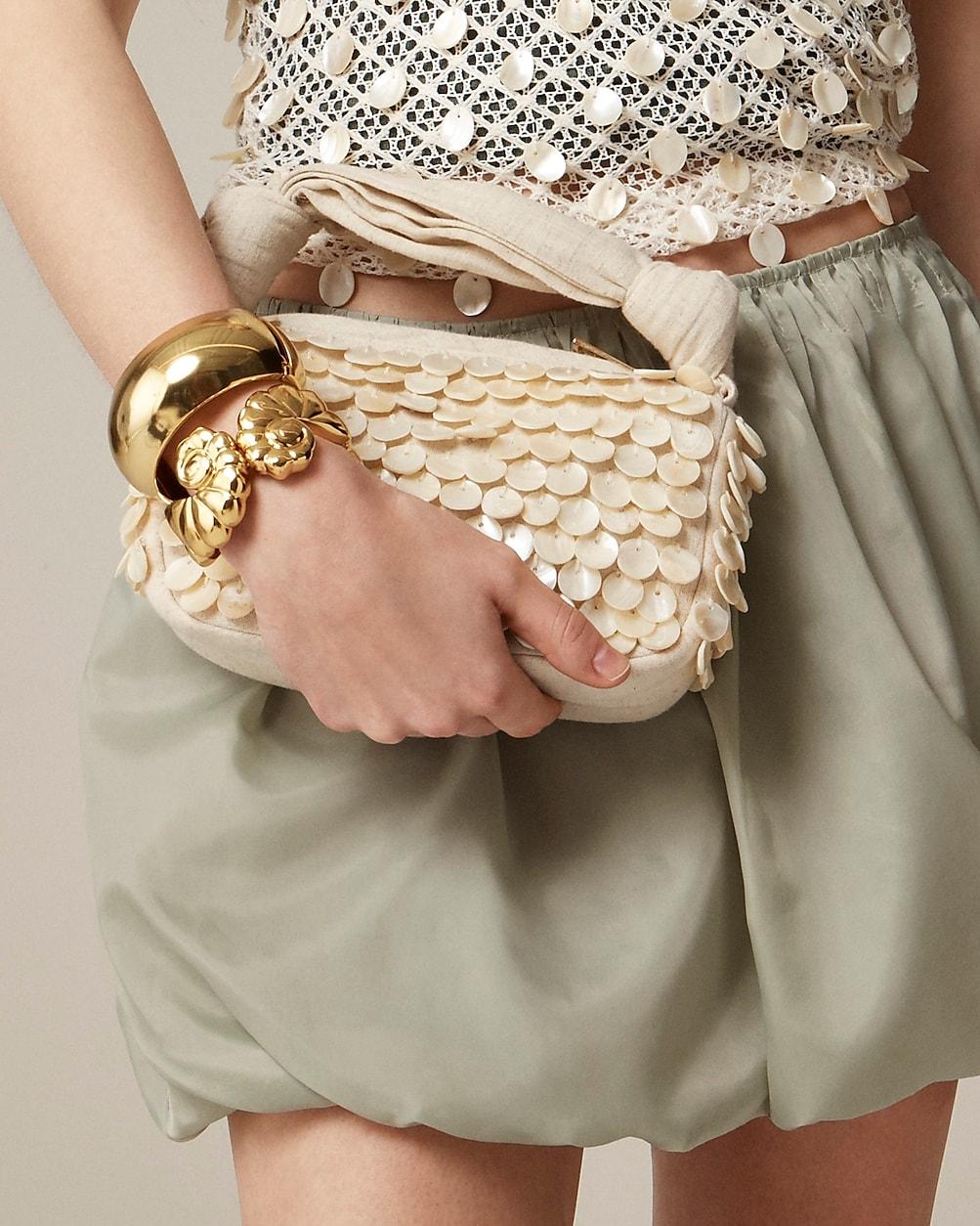 J.Crew Mother Of Pearl Top Handle Bag in Natural Lyst