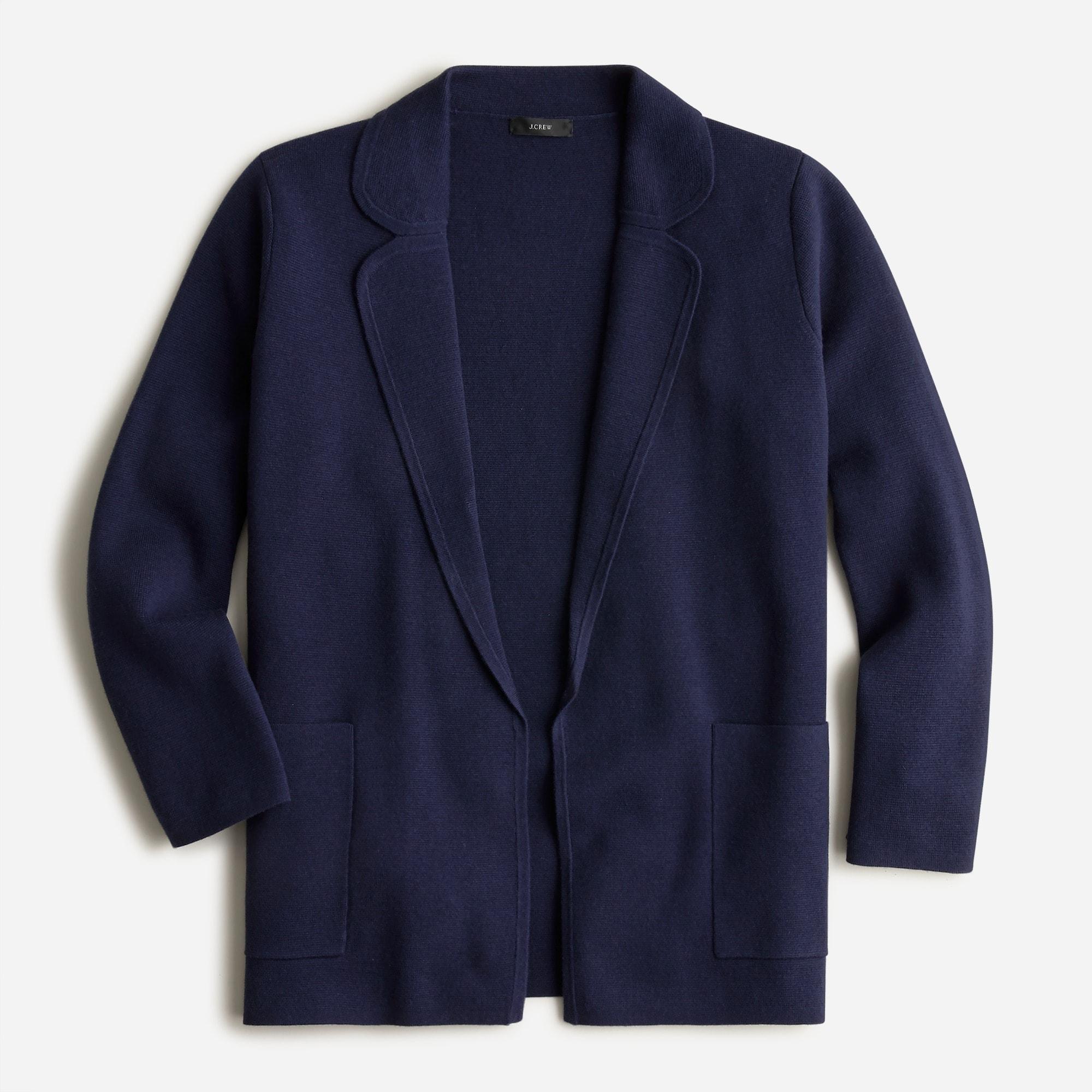 J.Crew Eloise Sweaterblazer in Blue Lyst