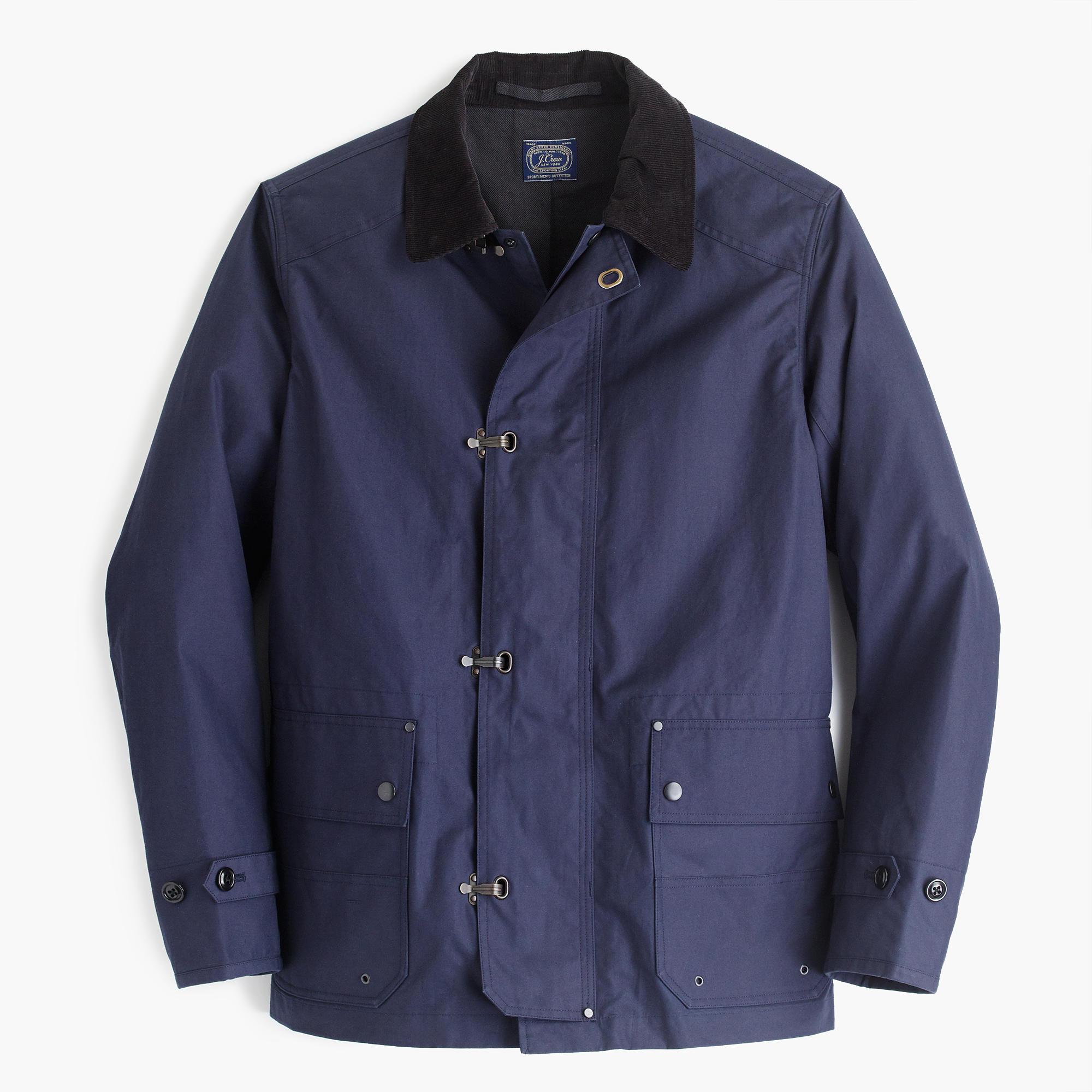 J.Crew Corduroy Fireman's Jacket in Navy (Blue) for Men Lyst