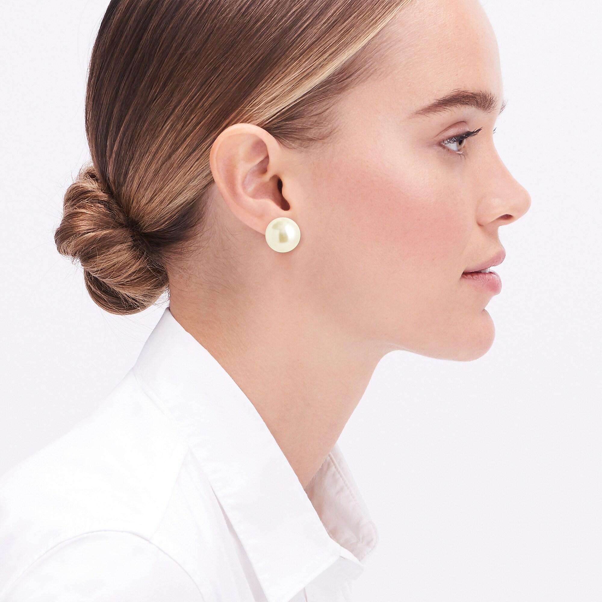 J.Crew Pearl Double-sided Stud Earrings | Lyst