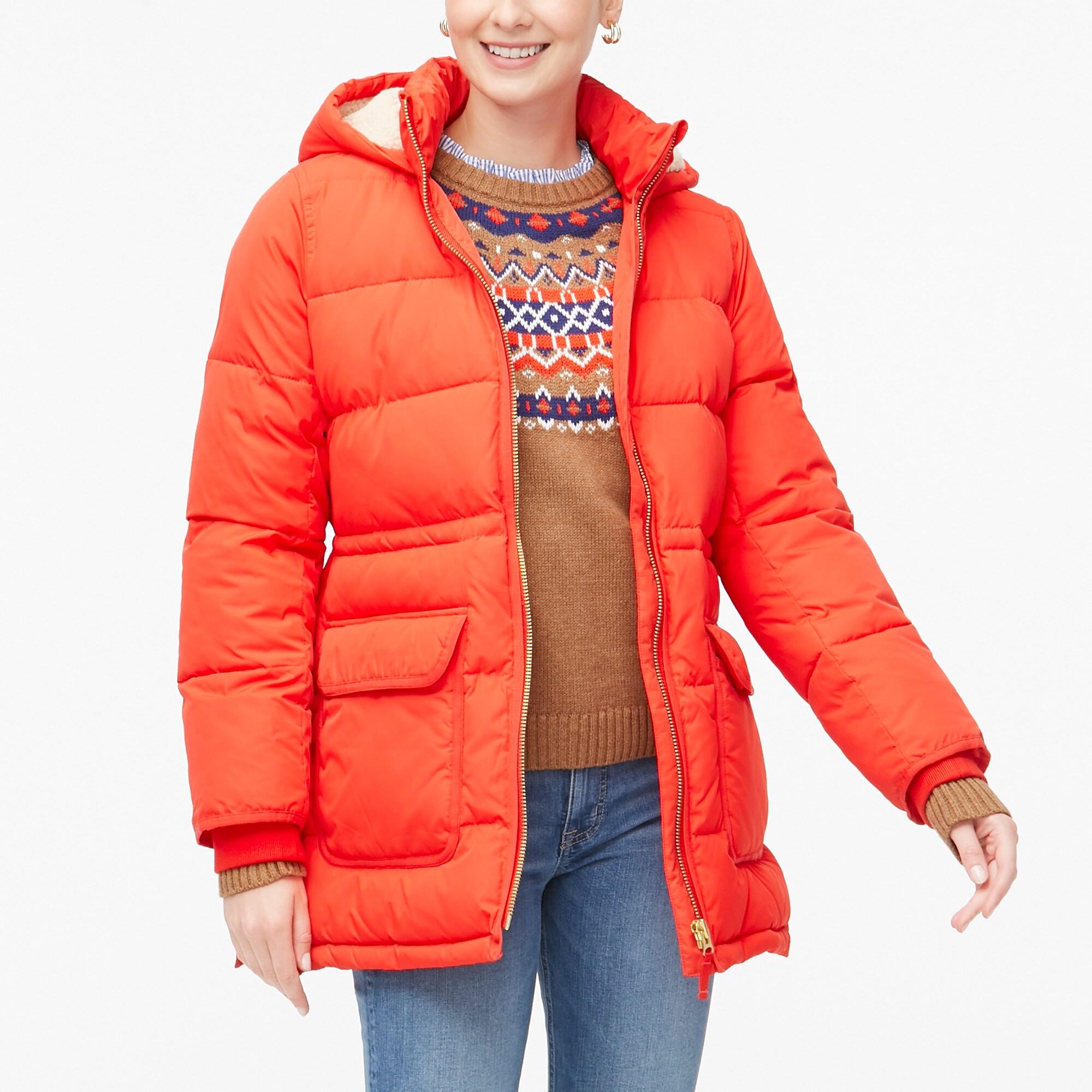 j crew factory puffer jacket