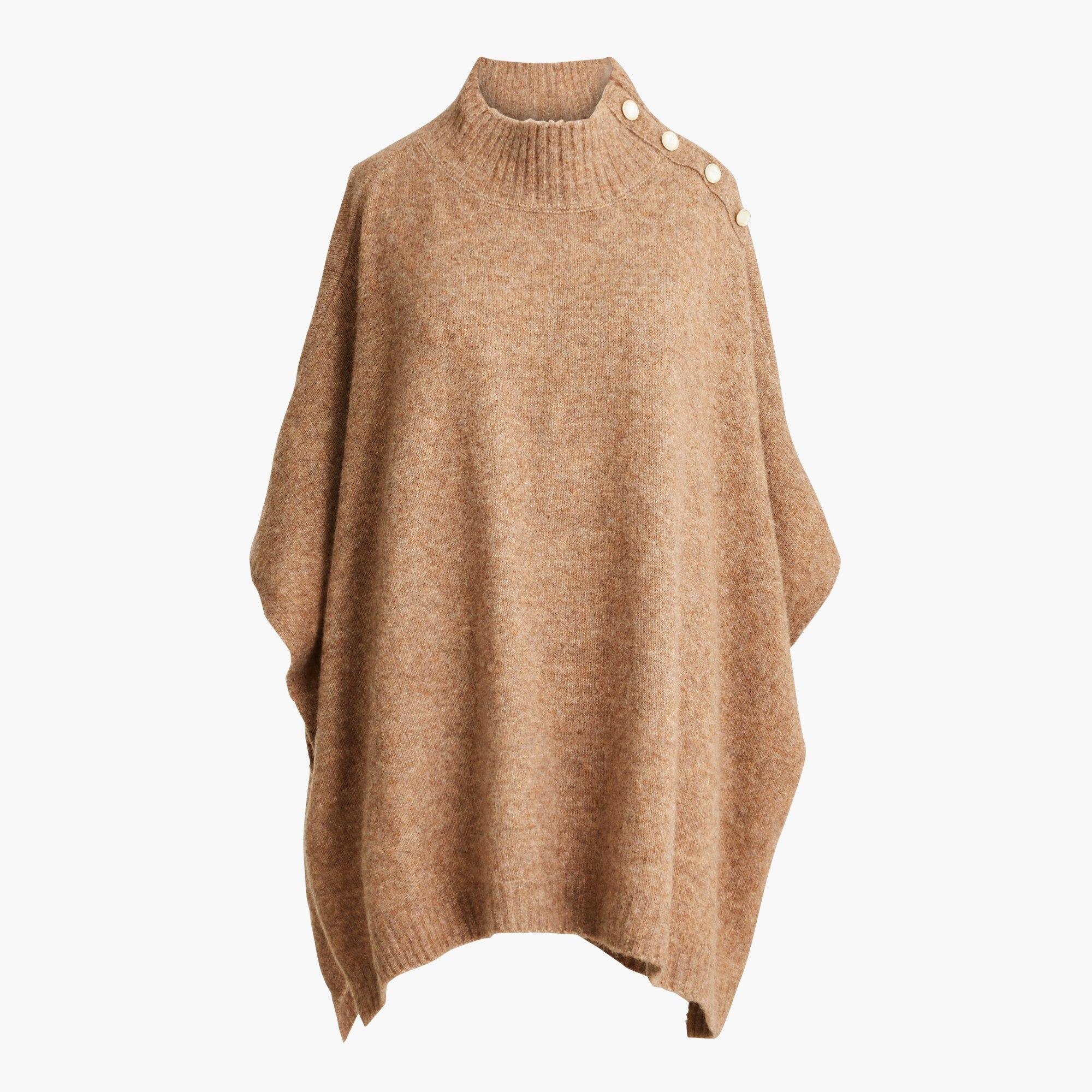 J crew turtleneck clearance poncho