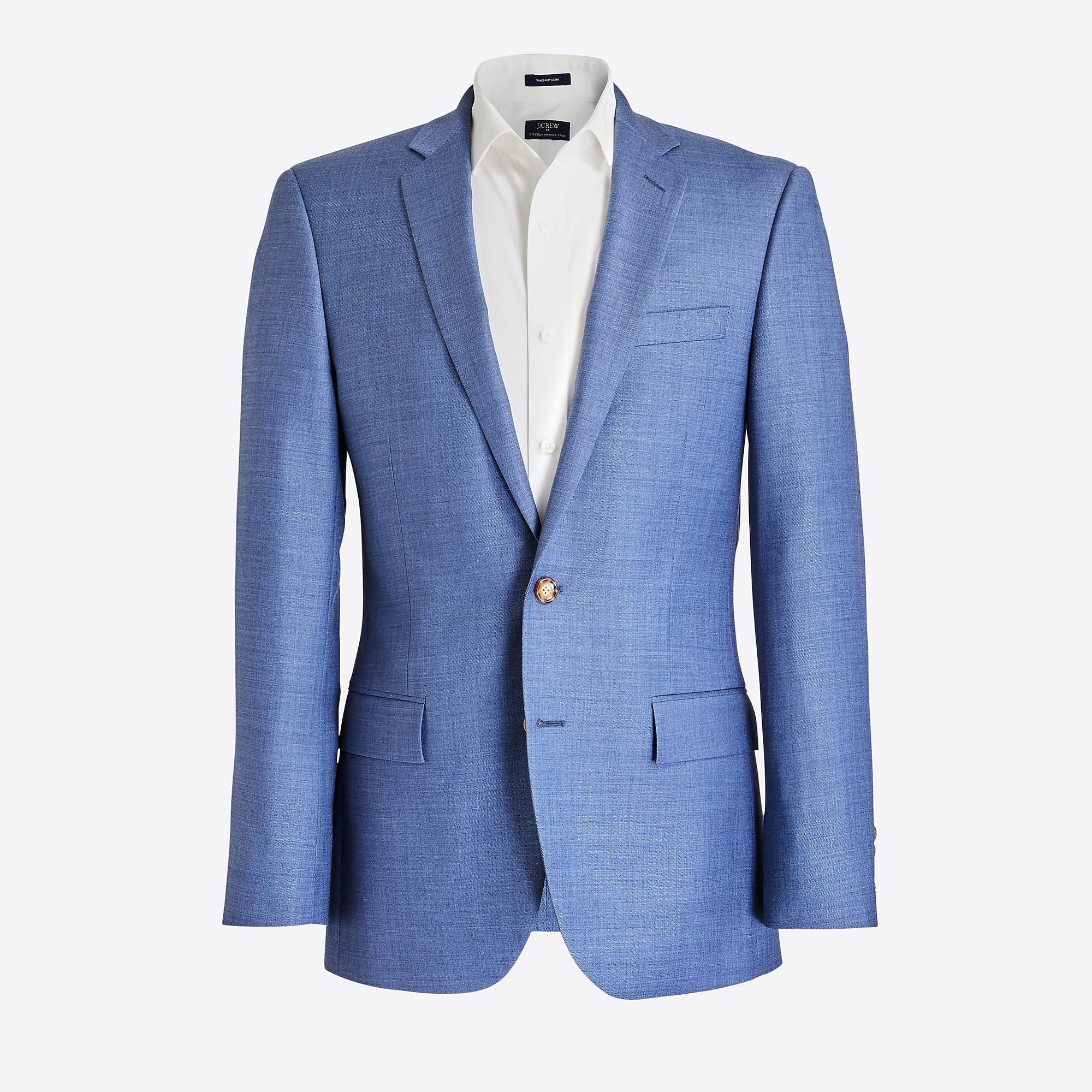 J.Crew Slim Thompson Suit Jacket In Worsted Wool in Blue for Men - Lyst