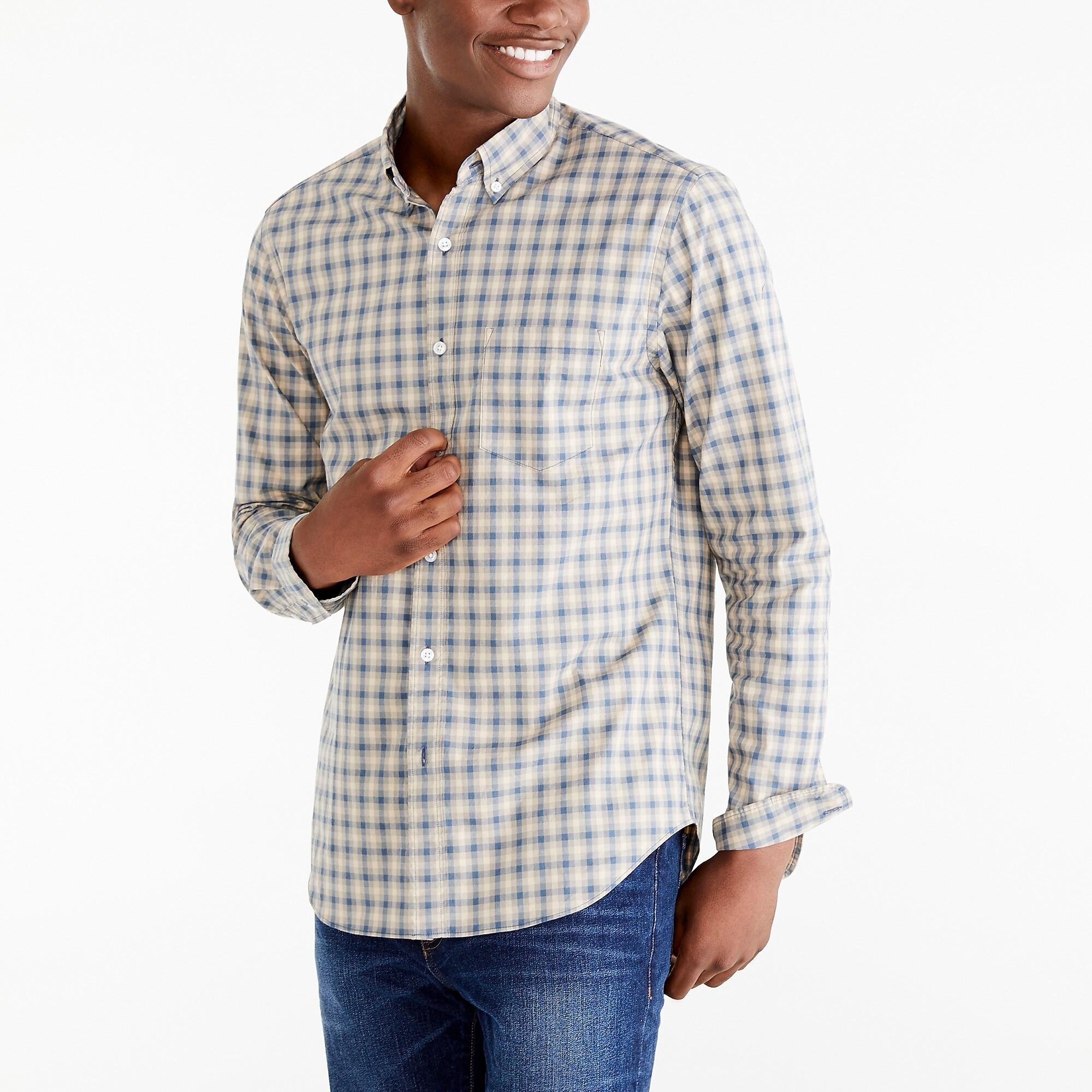 J.Crew Cotton Plaid Regular Flex Casual Shirt for Men - Lyst