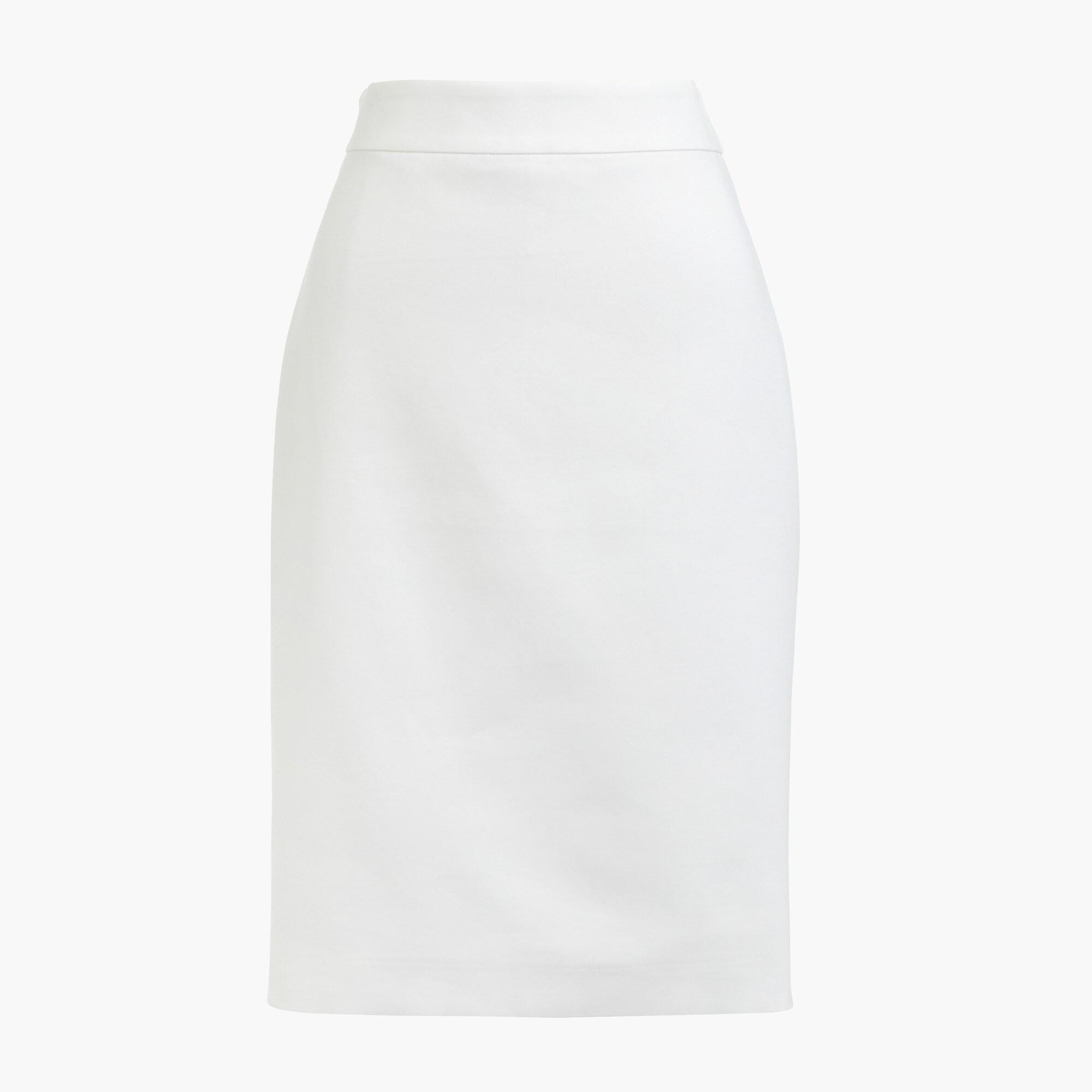 J.Crew Cotton Work Pencil Skirt in White - Lyst