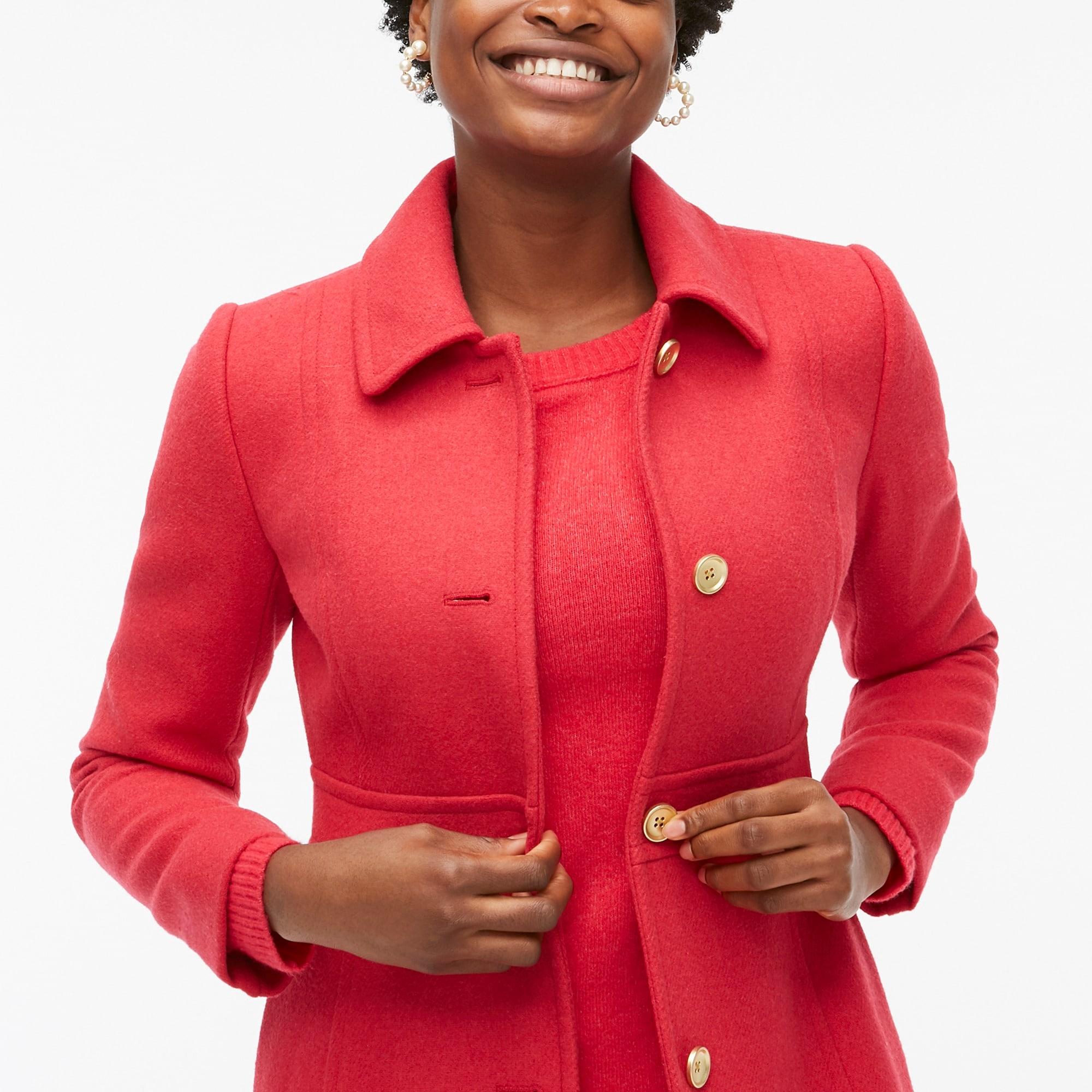 j crew wool blend coat