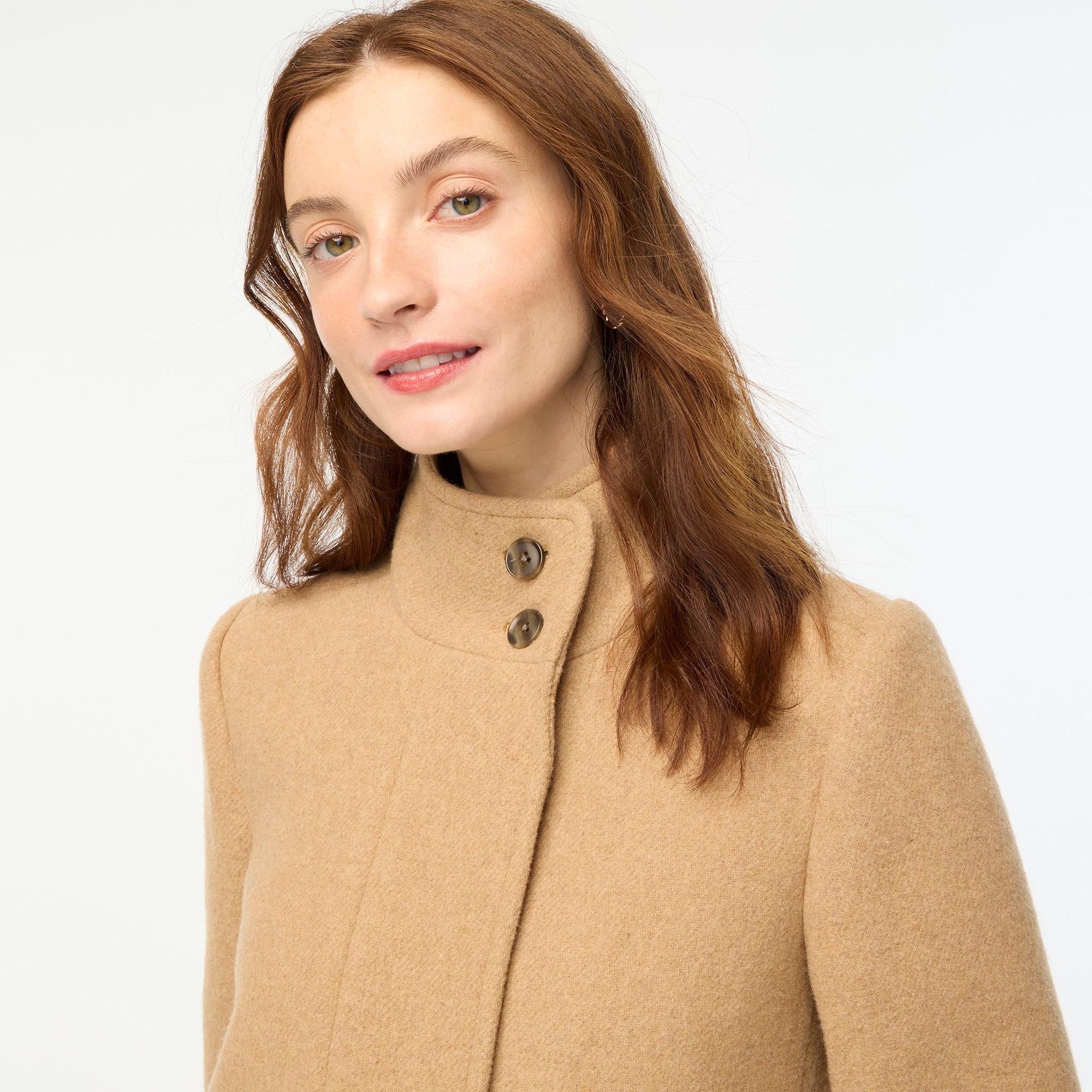J crew clearance funnel neck coat