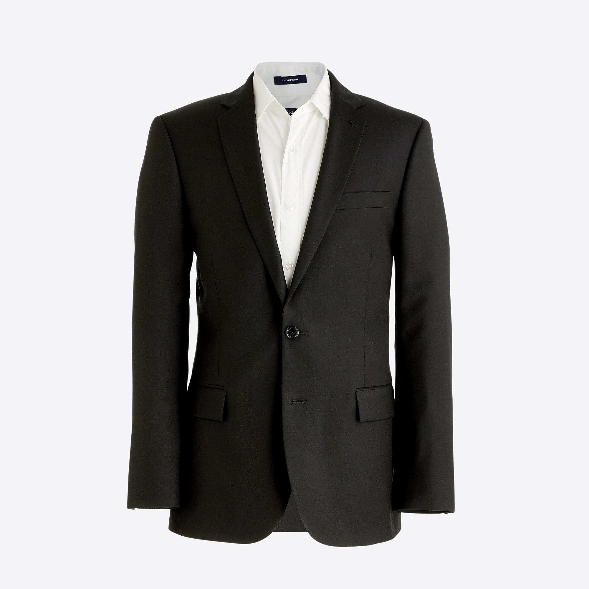 J.Crew Slim Thompson Suit Jacket In Worsted Wool in Black for Men Lyst