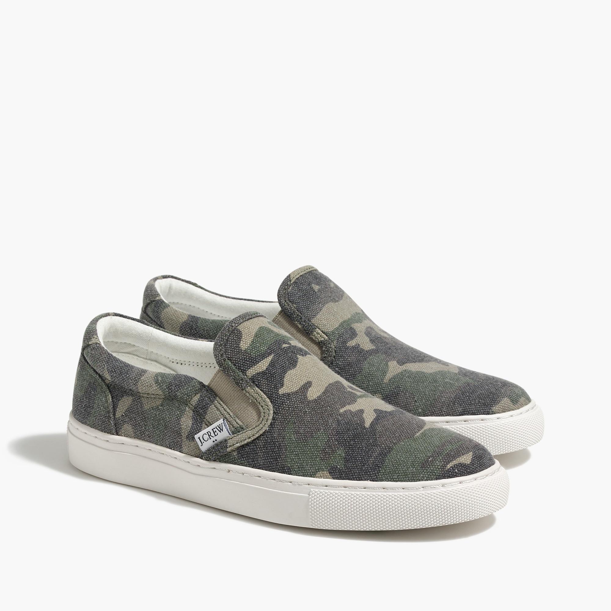 J.Crew Road Trip Printed Canvas Slip-on 