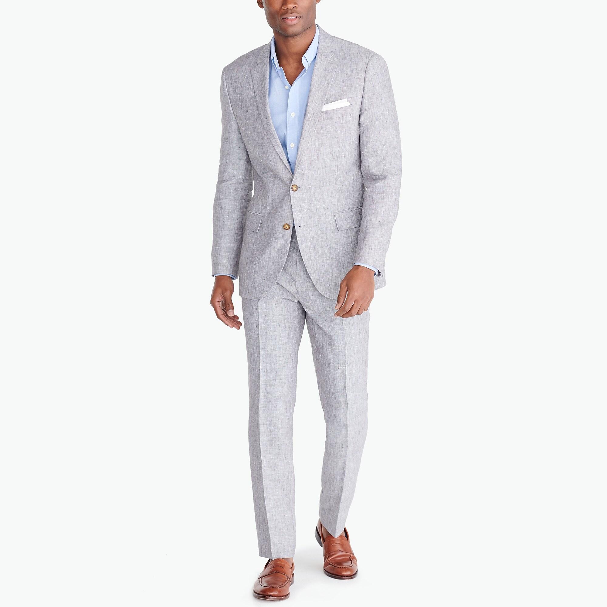 J.Crew Thompson Suit Jacket In Linen in Gray for Men Lyst