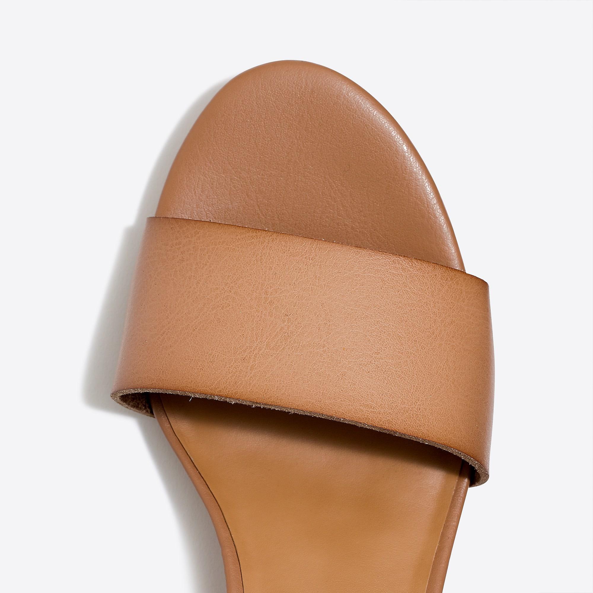 J crew factory block heel sandal sale