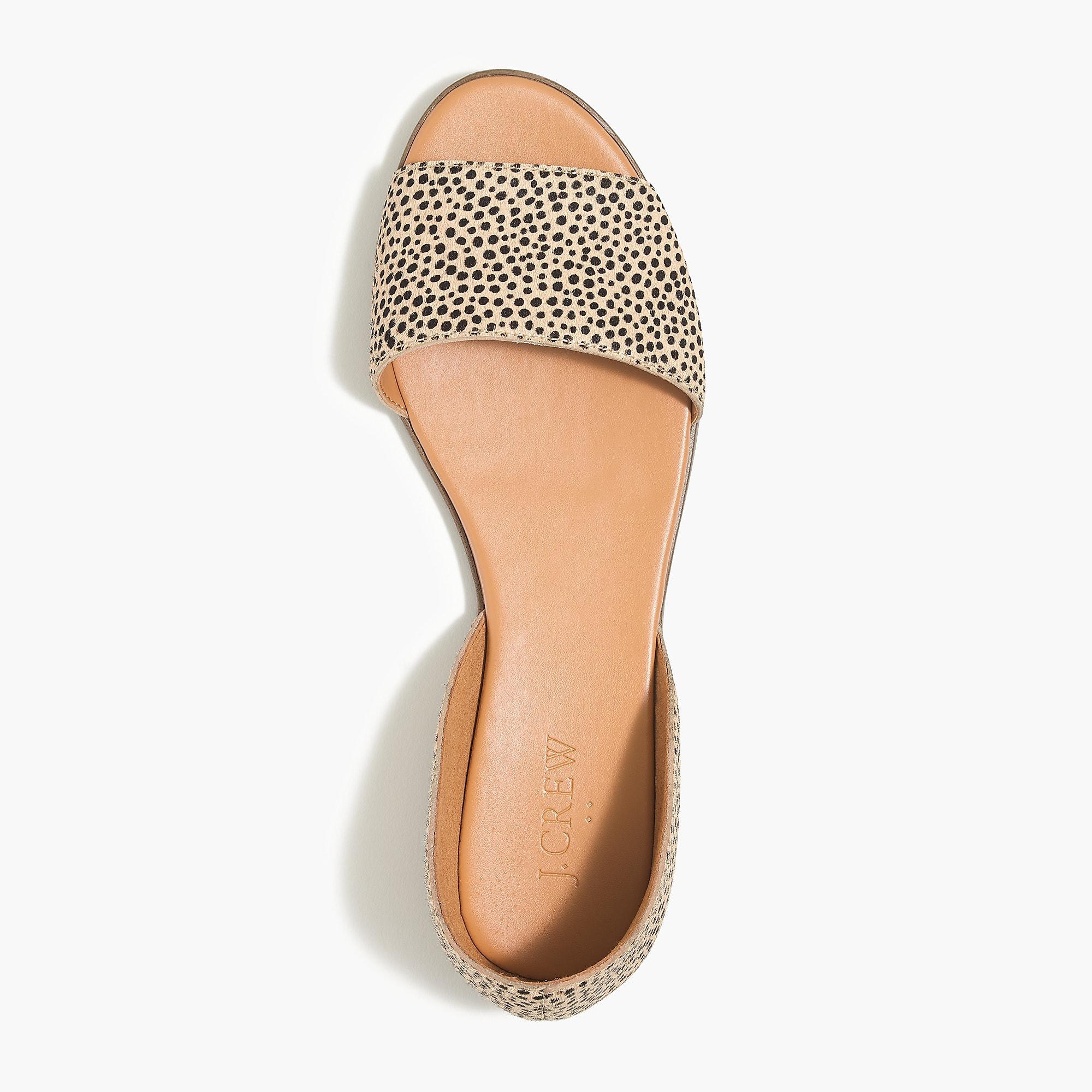 j crew peep toe flats