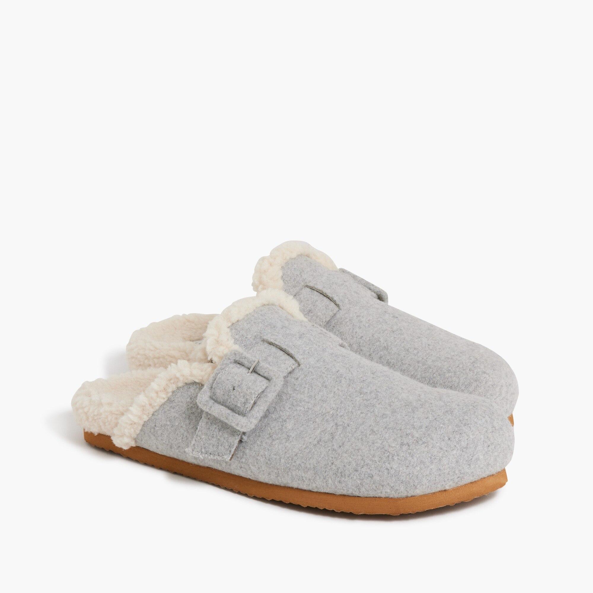 Sheepskin lined clogs clearance