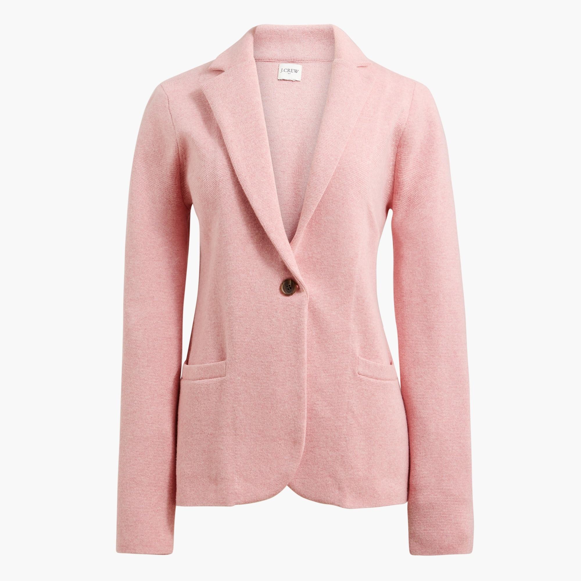 J.Crew Schoolboy Sweaterblazer in Pink Lyst