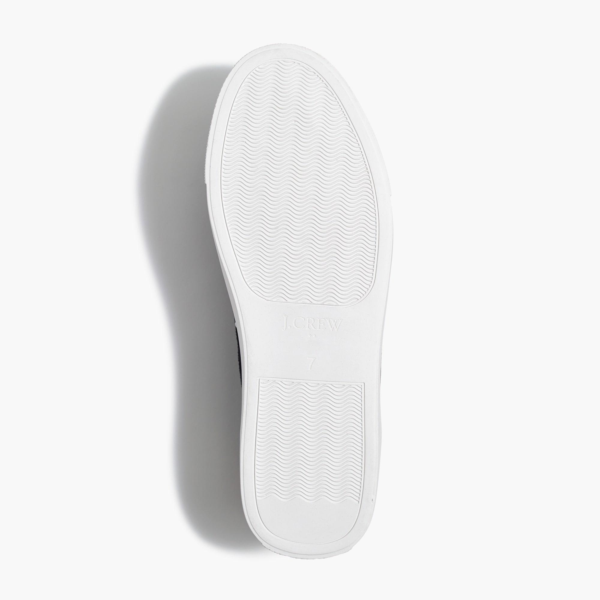 microsuede high top sneakers