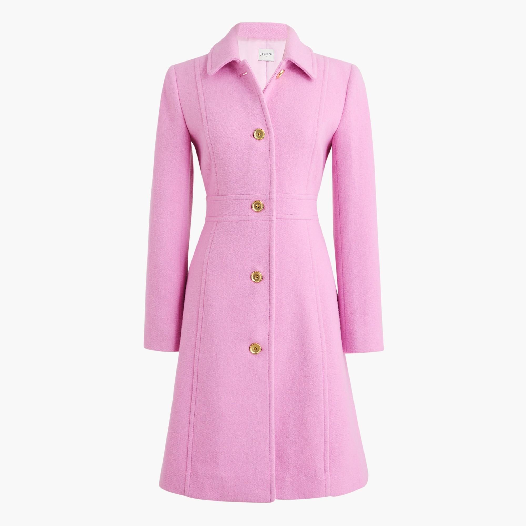 J.Crew: Double-breasted Topcoat In Italian Wool-cashmere For Women