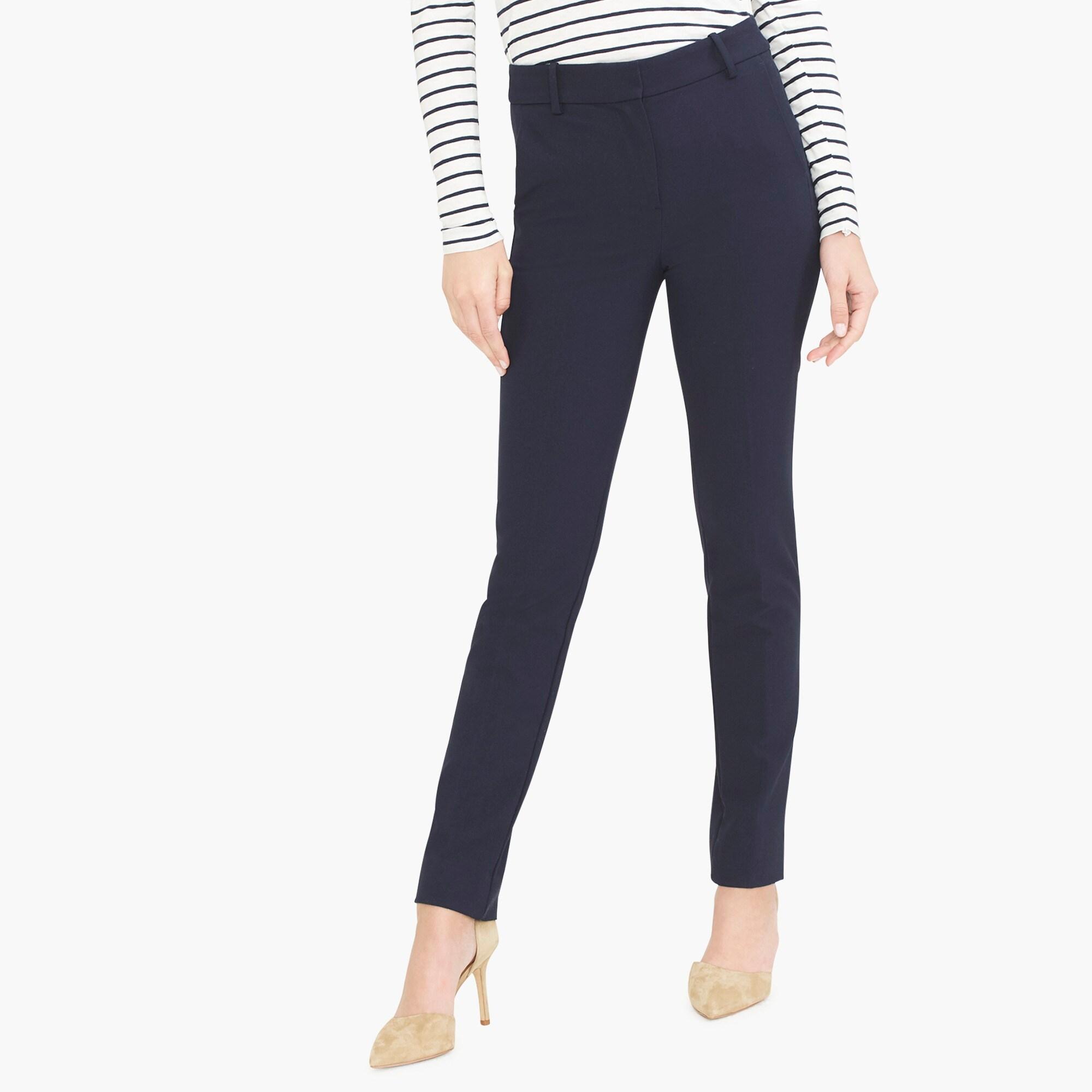 J.Crew Synthetic Full-length Ruby Pant In Stretch Twill in Navy (Blue ...