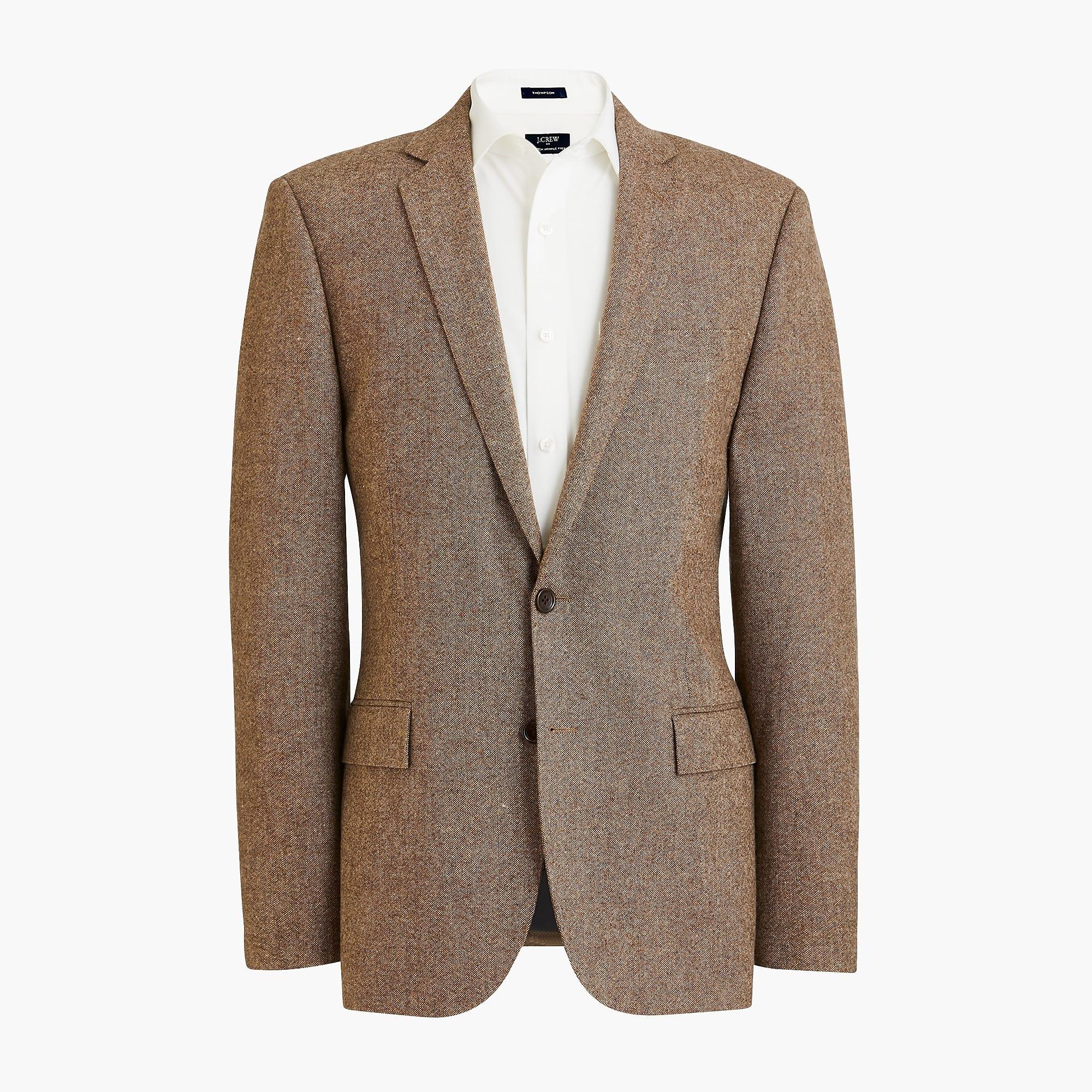 J.Crew Slimfit Thompson Suit Jacket In Donegal Wool in Brown for Men