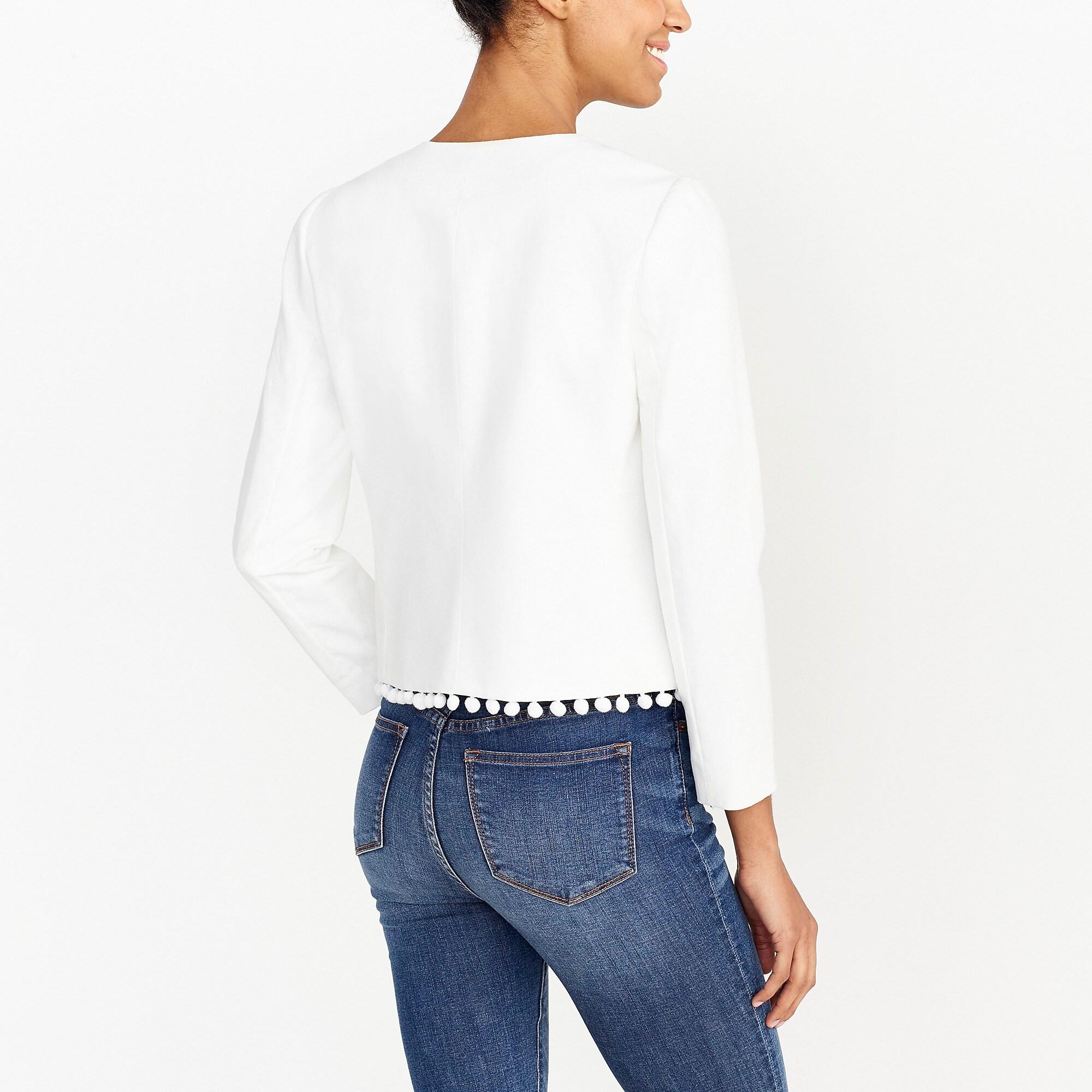 j crew white jacket