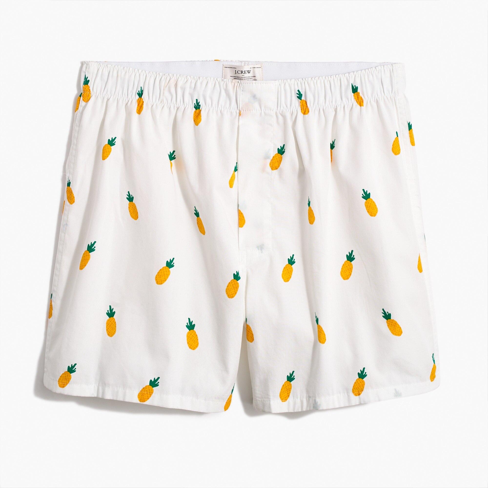 J.Crew Pineapple Boxers in White for Men | Lyst