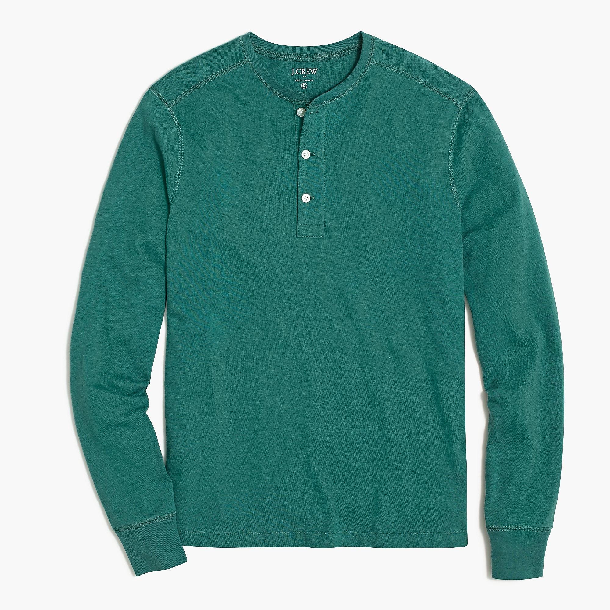 long sleeve slub