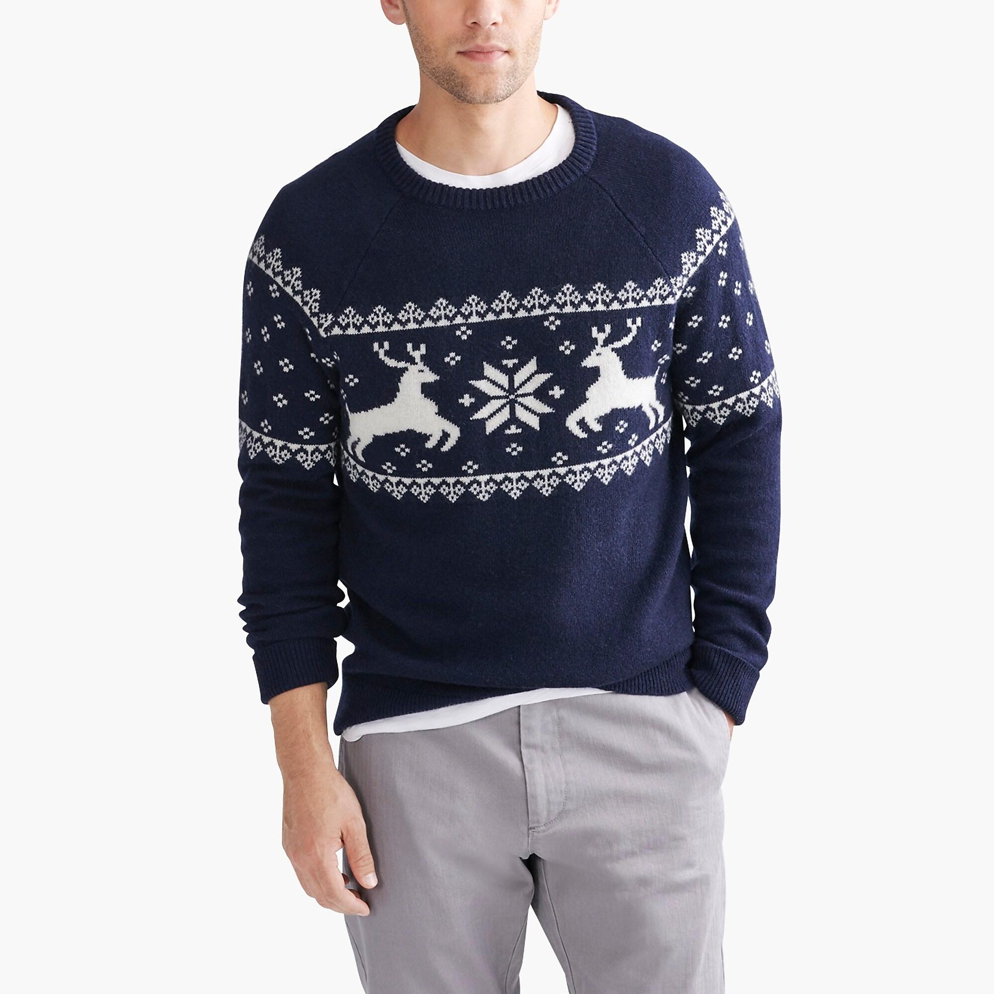 reindeer wool sweater