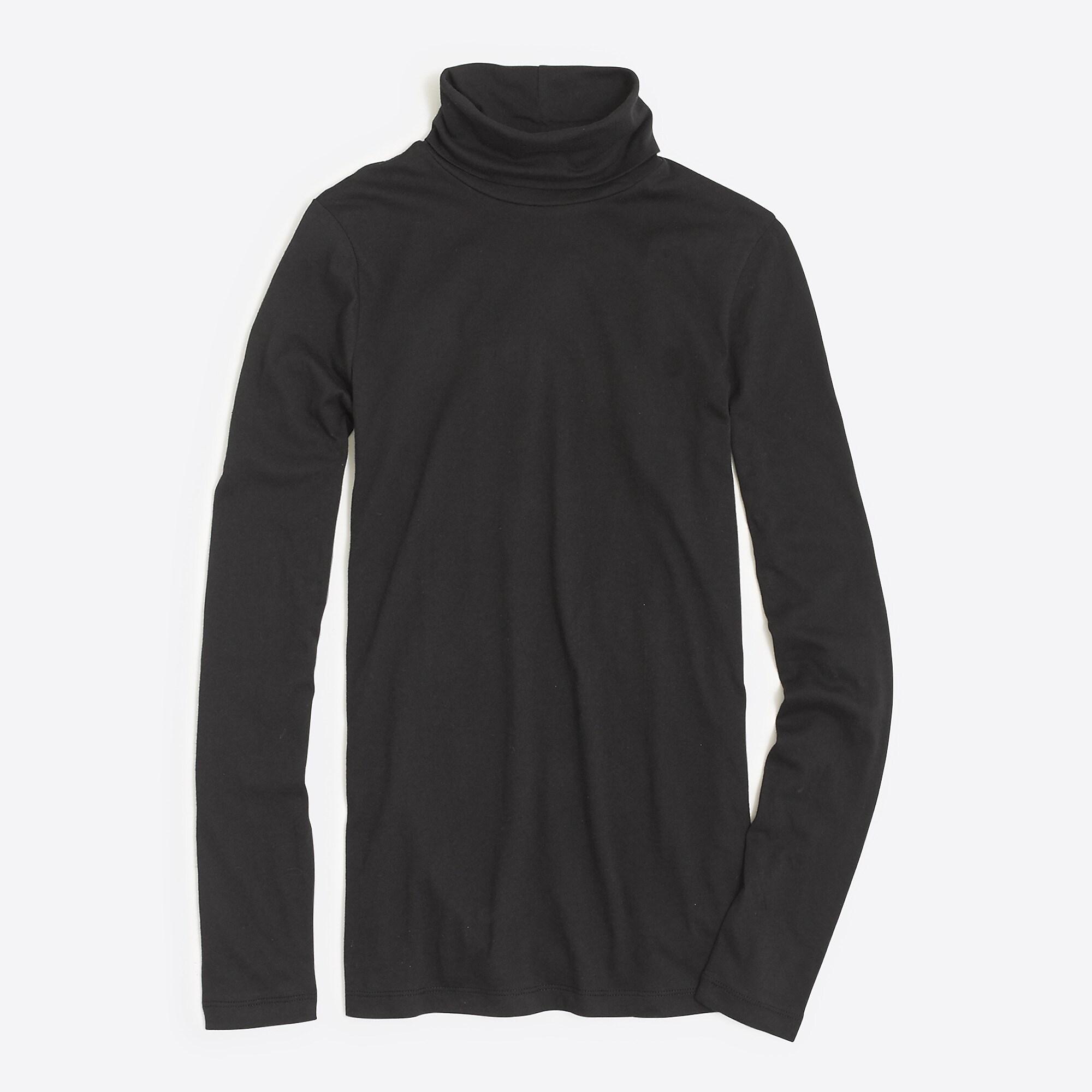 J crew tissue turtleneck black shirt design secret quality online – A ...