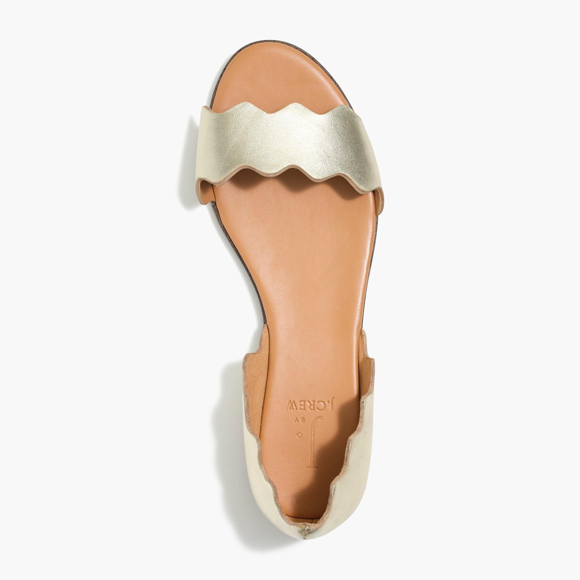 j crew peep toe flats