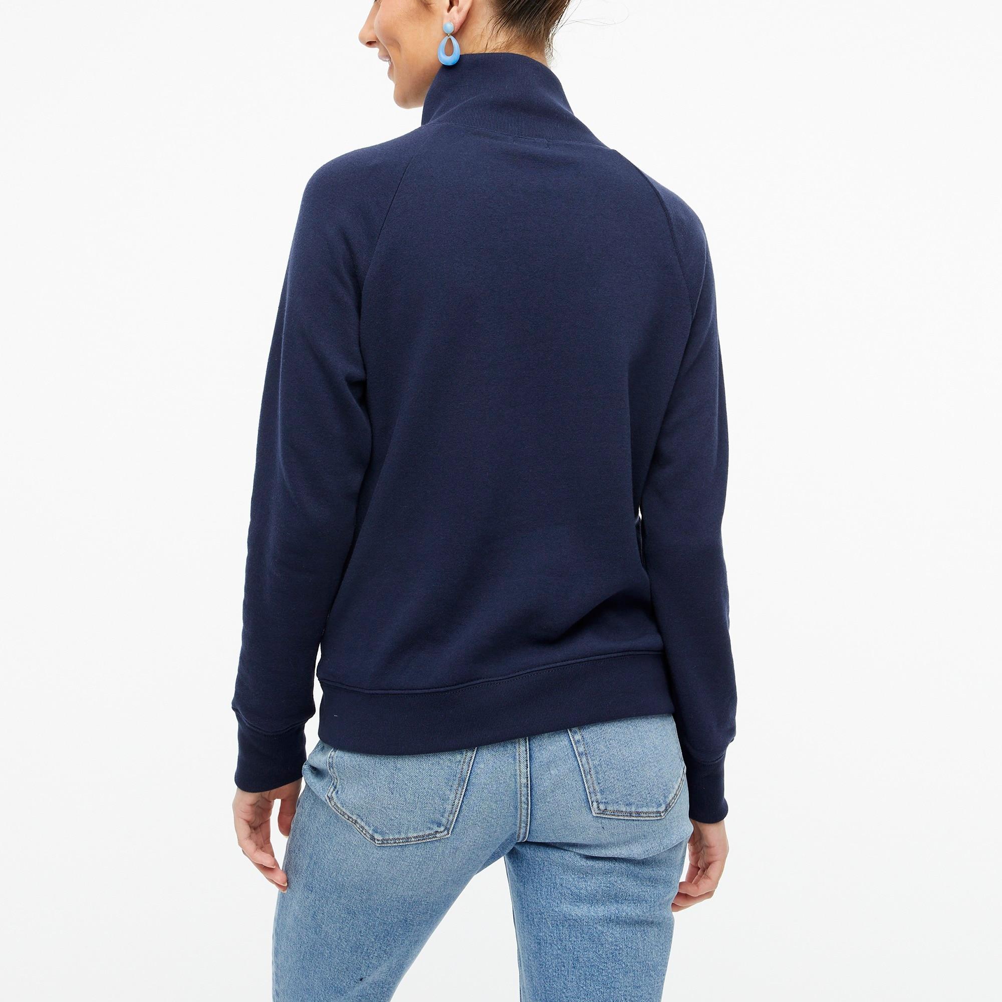 j crew button collar pullover sweatshirt