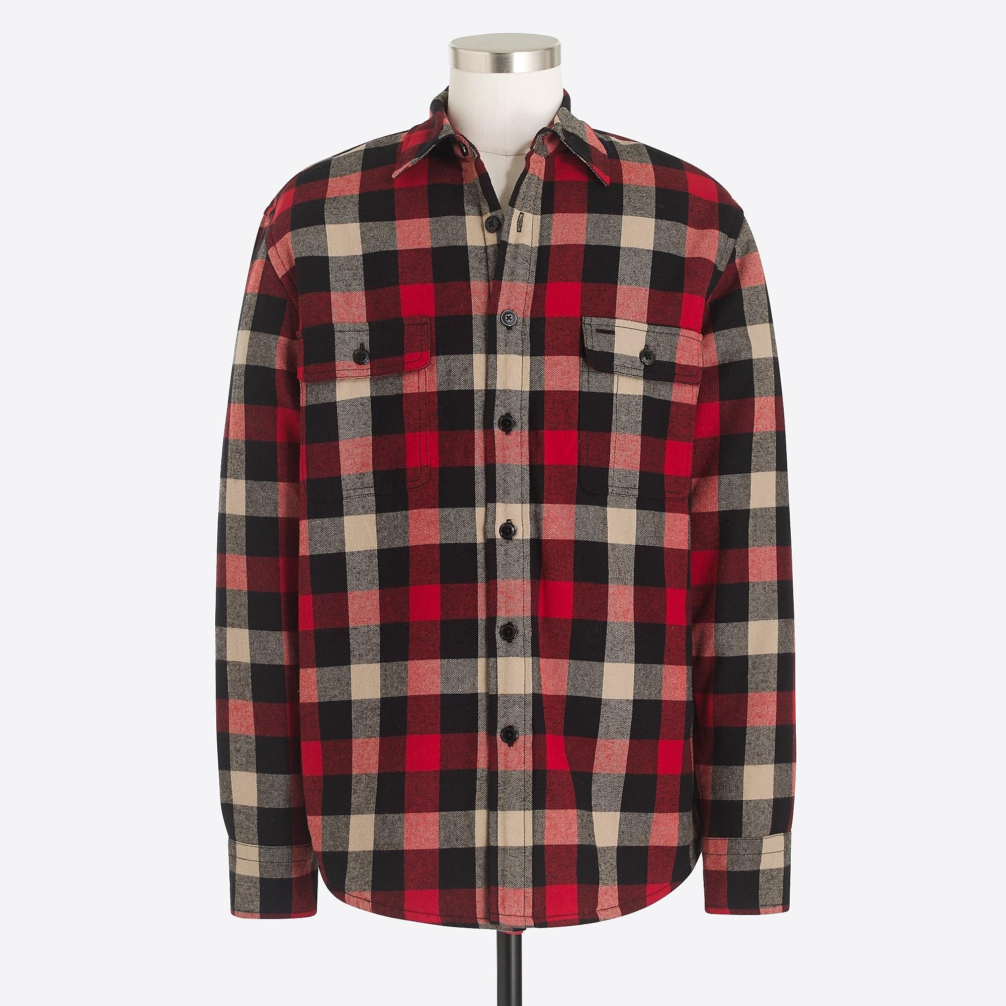 j crew windbreaker with sherpa lining