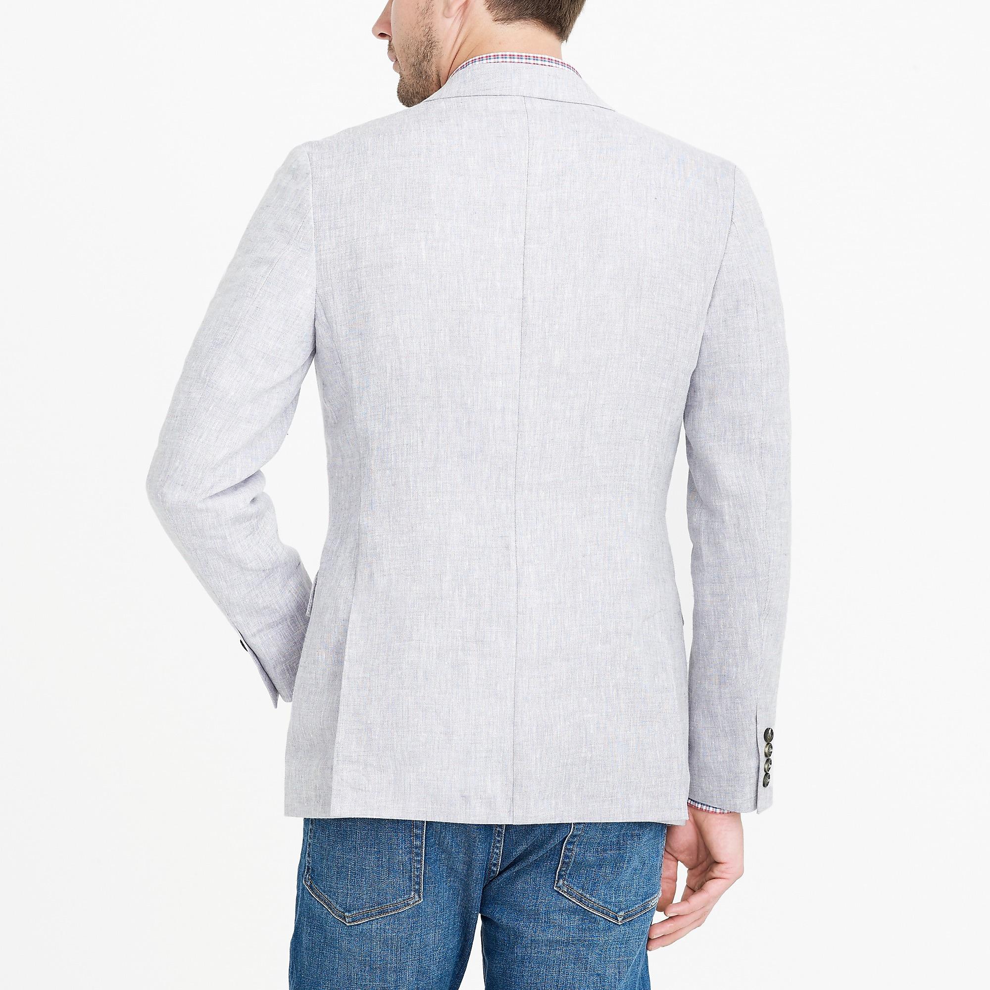 J.Crew Thompson Unstructured Linen Blazer in Blue for Men Lyst