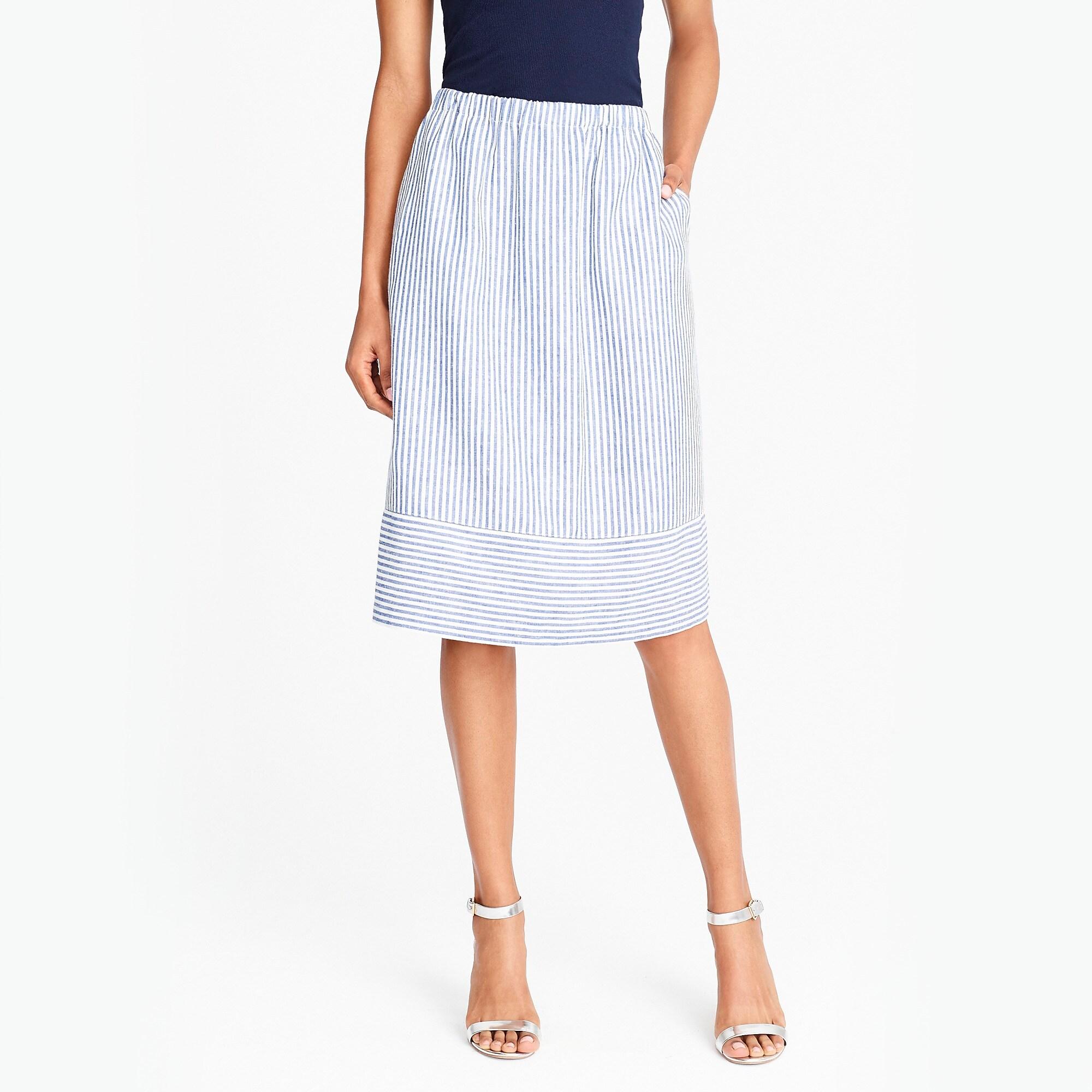 J crew linen skirt Clearance