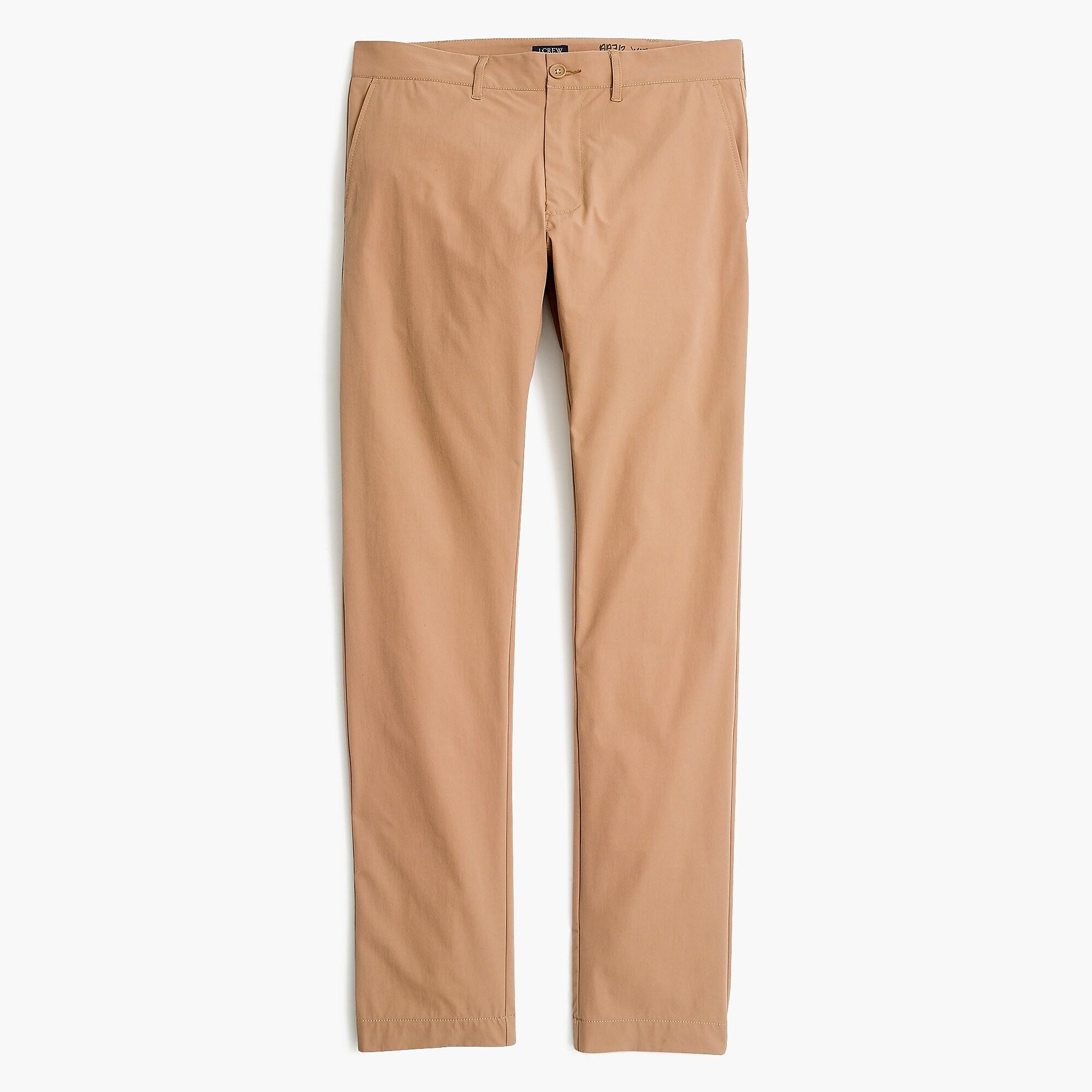 J.Crew Slimfit Tech Pant in Khaki (Natural) for Men Lyst