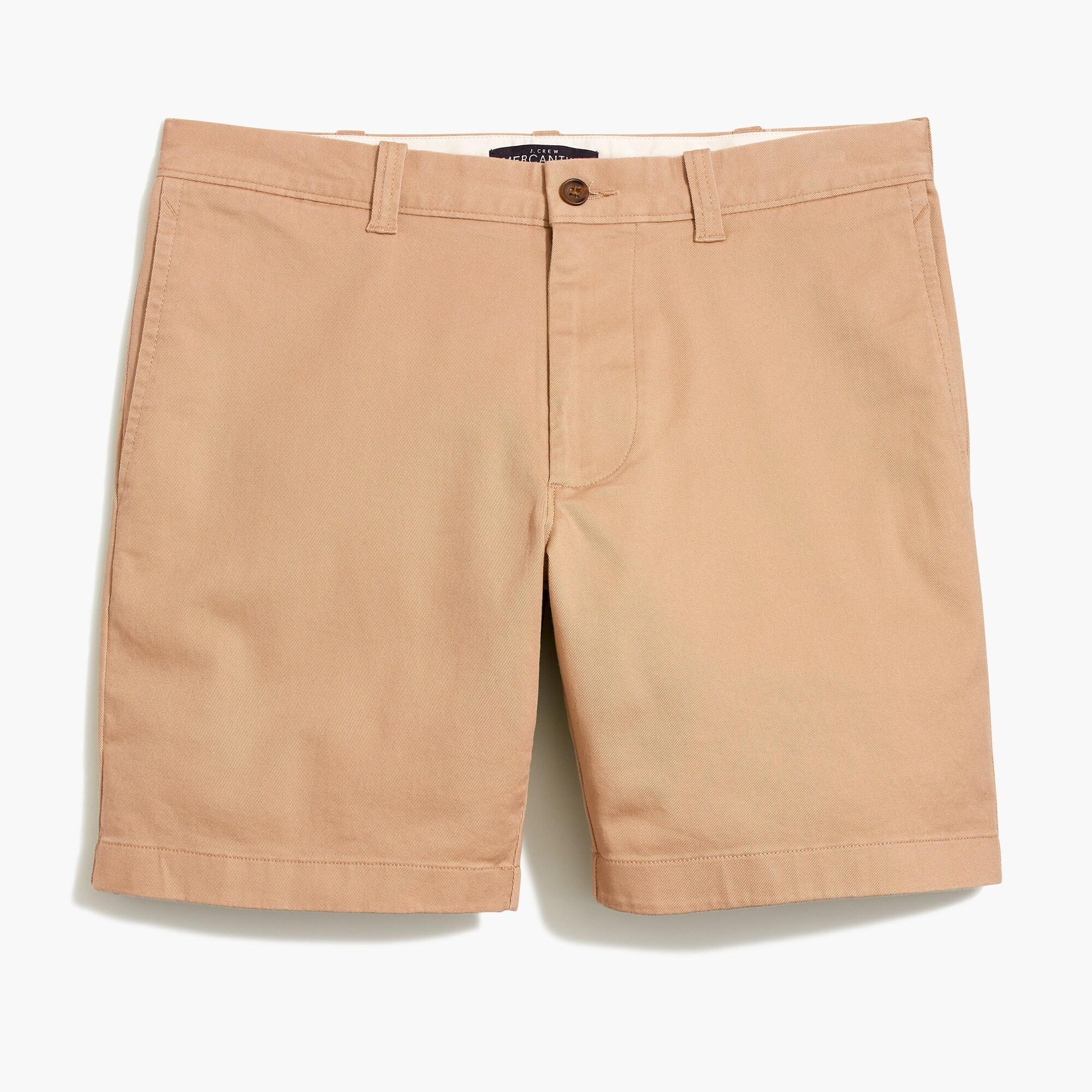 J.Crew Cotton 7" Reade Flex Khaki Short in British Khaki (Natural) for