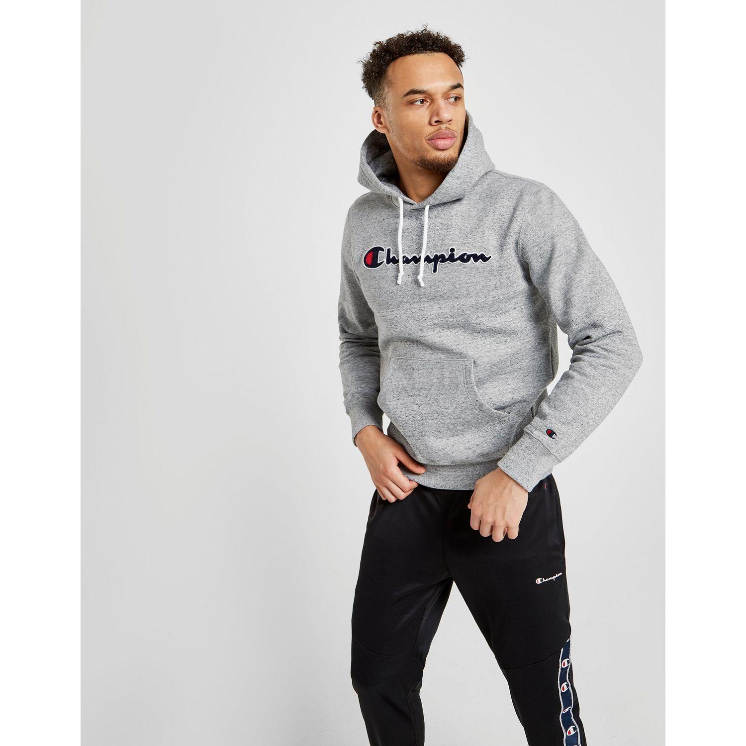 champion tape poly track pants