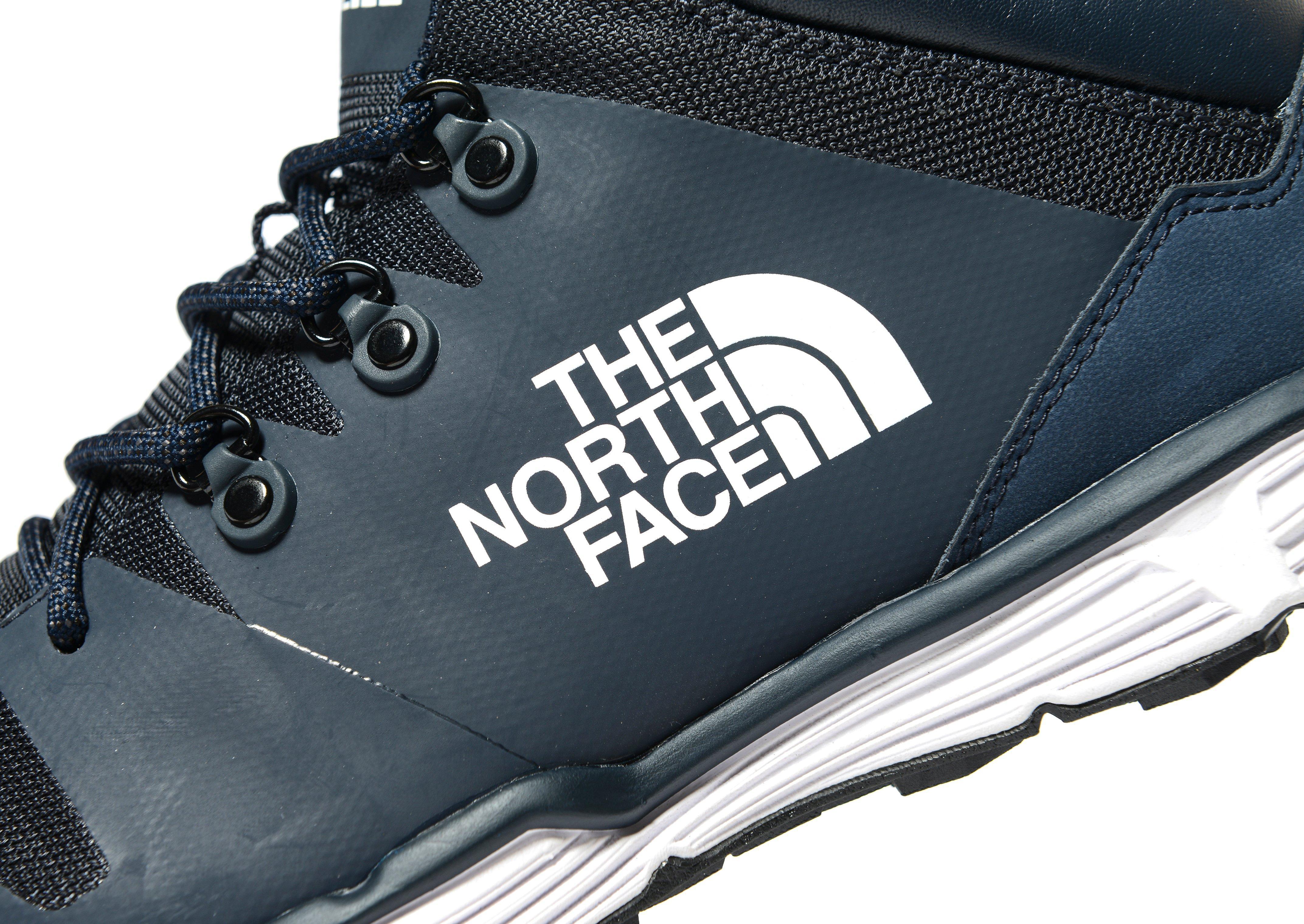 north face blue body warmer