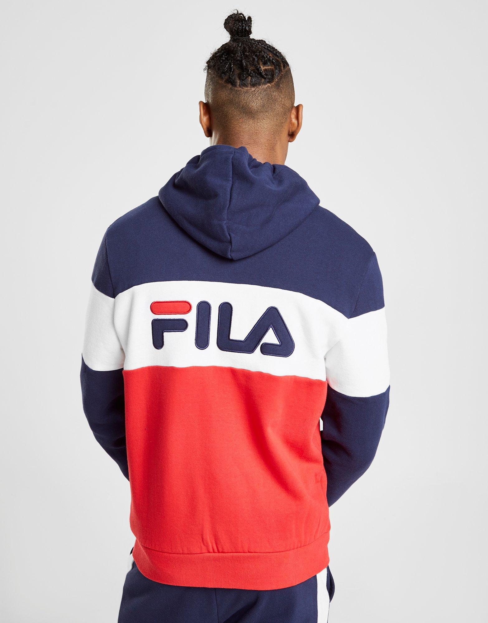 fila jago full zip fleece hoodie
