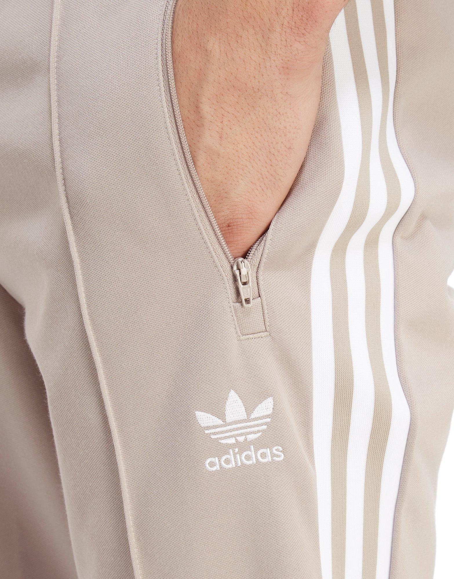 adidas beckenbauer cuffed track pants