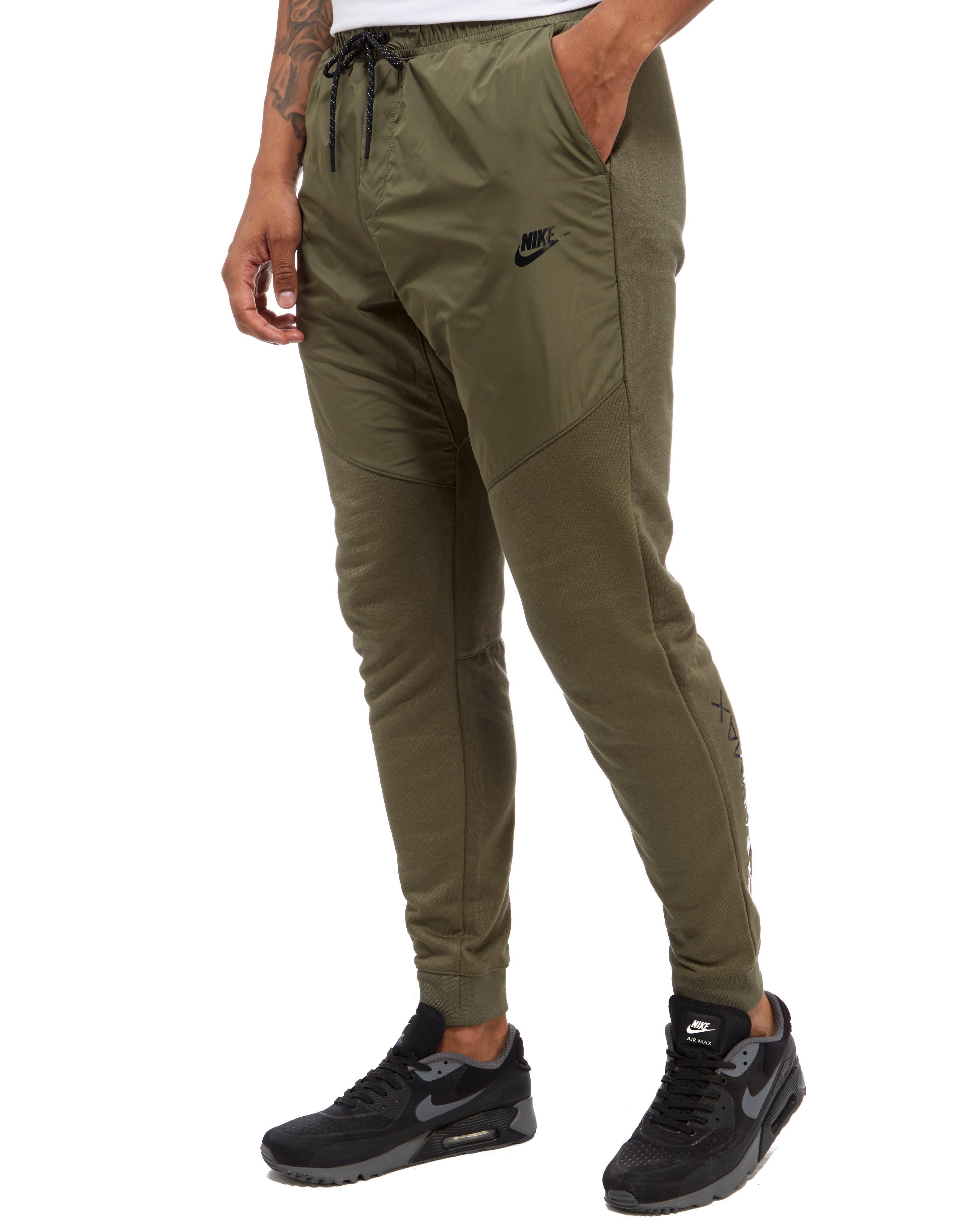 nike pants olive green