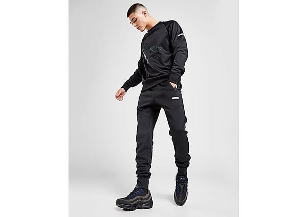 Nike taped poly track pants black outlet