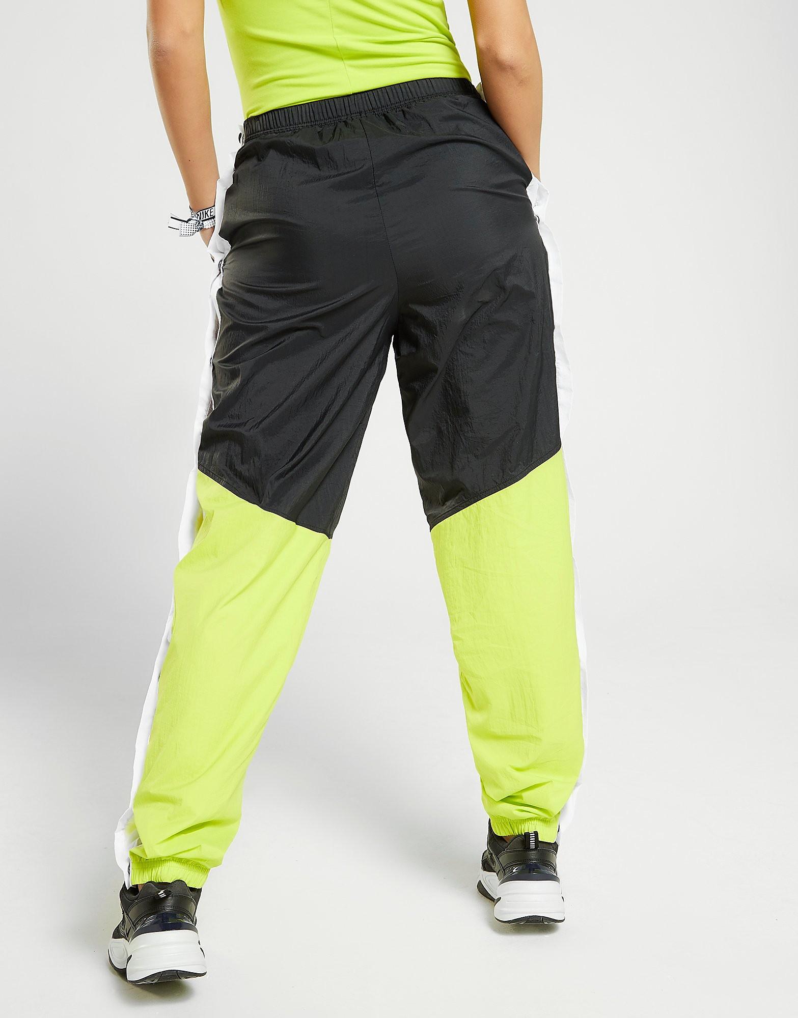 Nike nylon colour block popper pants discount