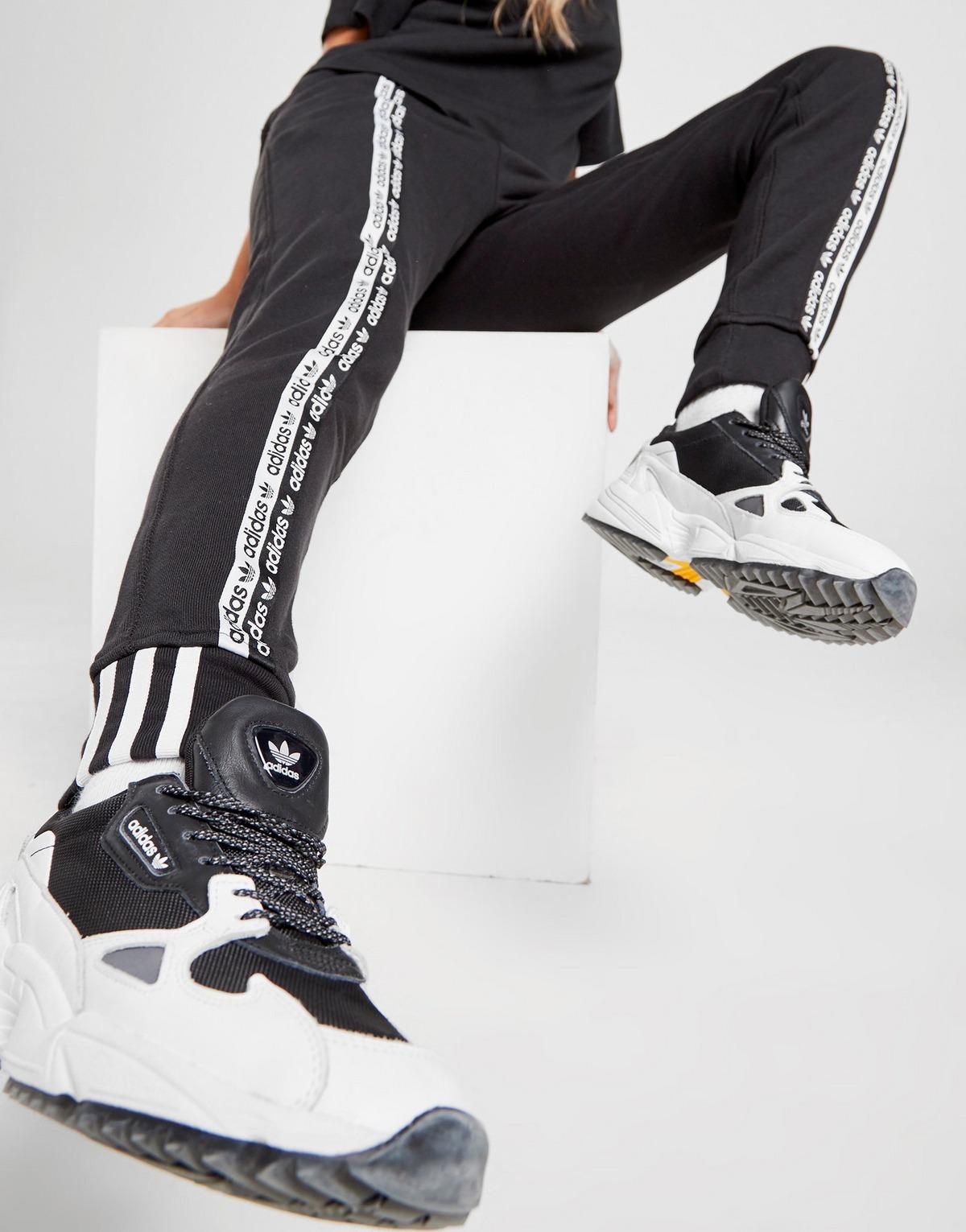 adidas originals ryv taping sweatpants in black