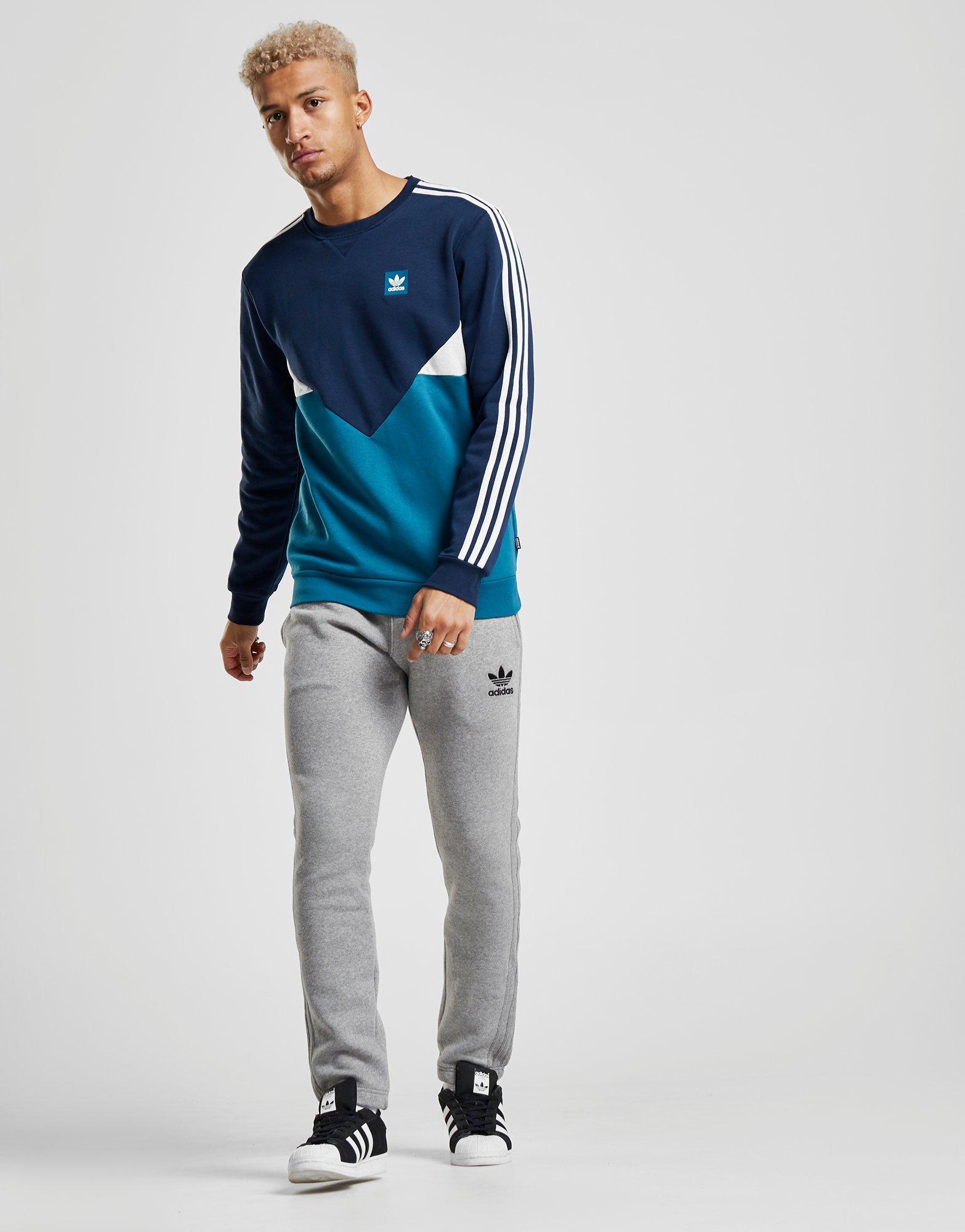 adidas originals chevron crew sweatshirt
