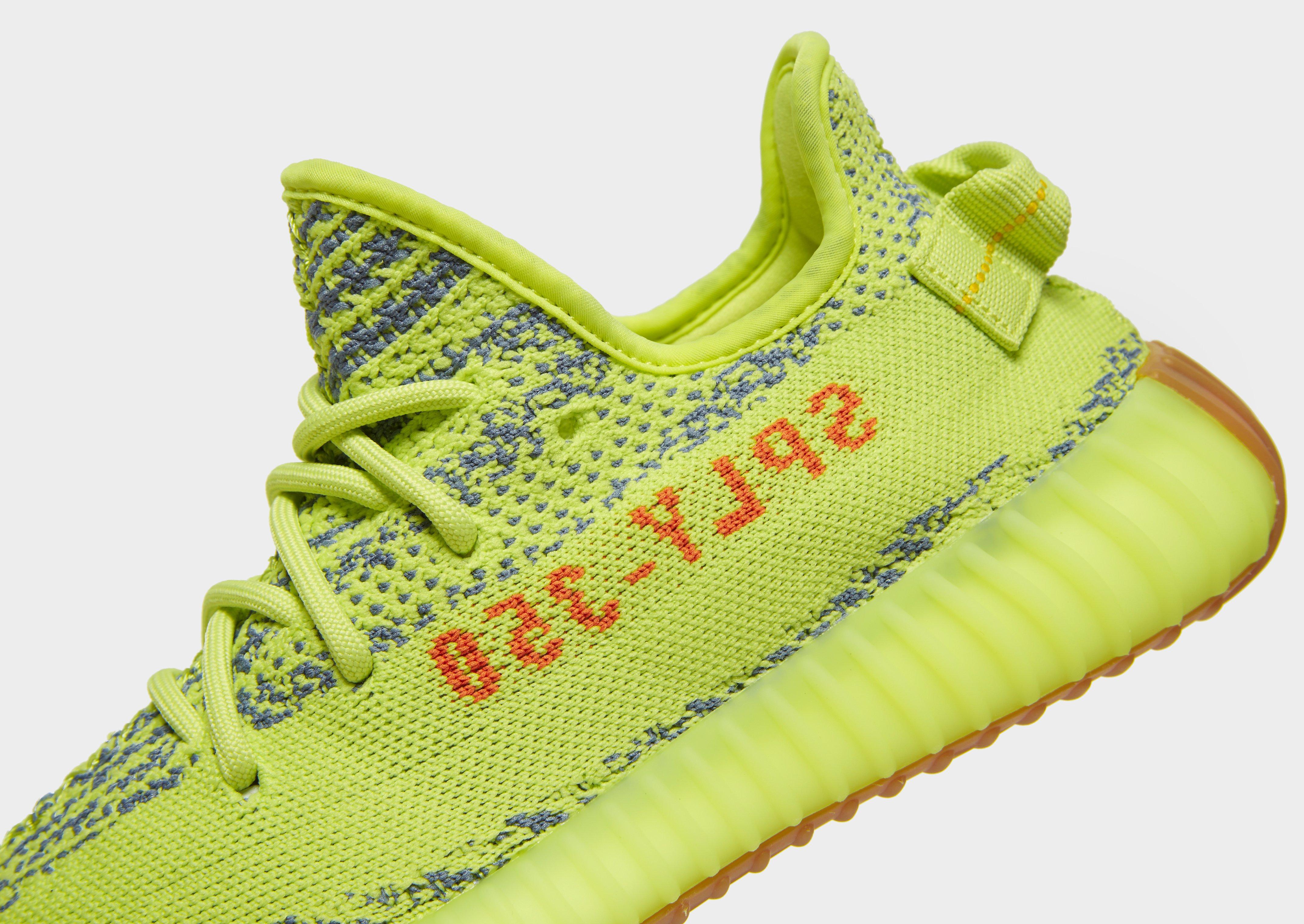 black and yellow yeezys