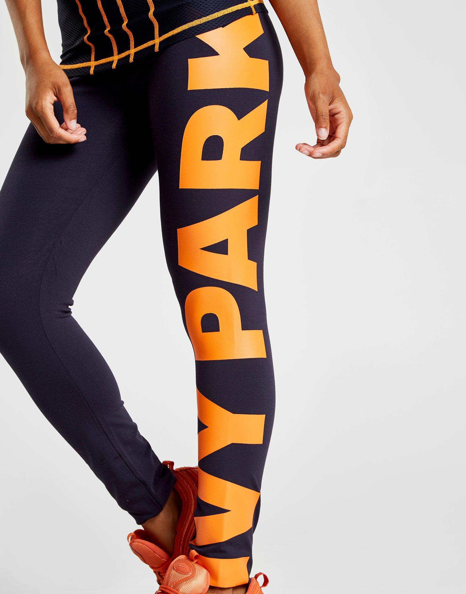 TOPSHOP Synthetic Oversized Logo Leggings By Ivy Park in Blue/Orange (Blue)  - Lyst