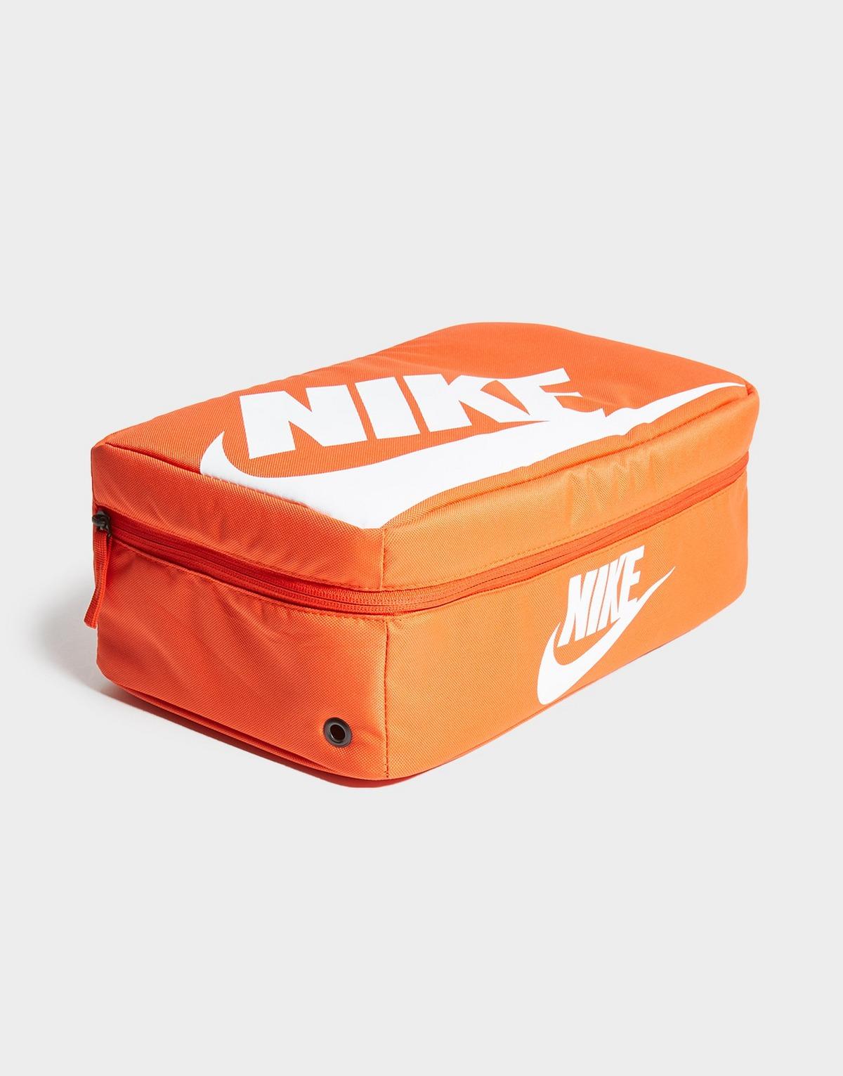 nike orange shoe box bag