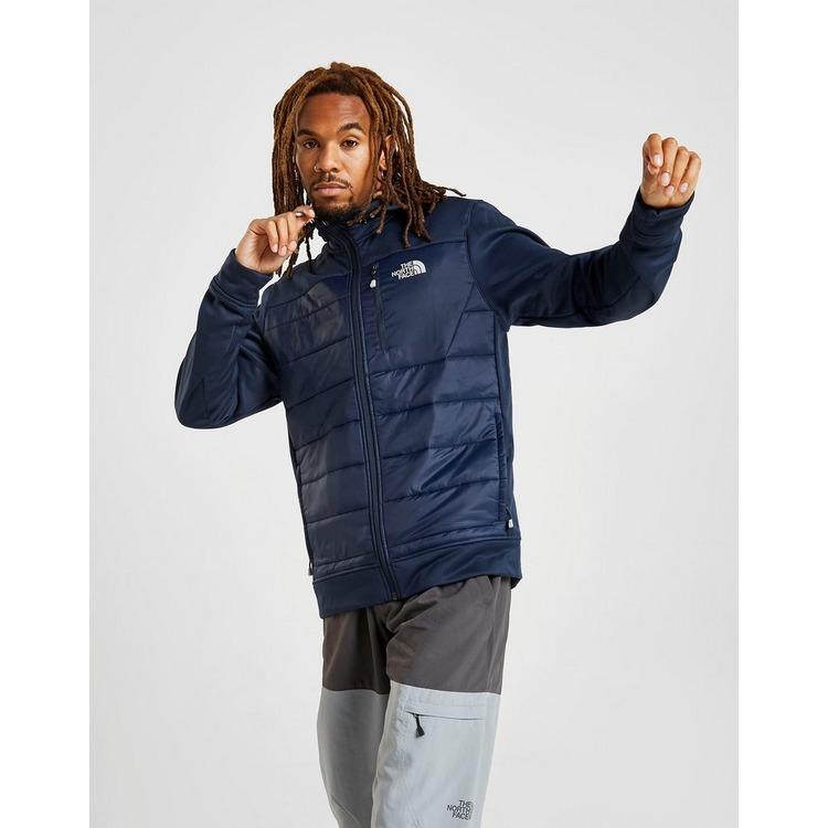 the north face hybrid full zip mittelegi hooded jacket