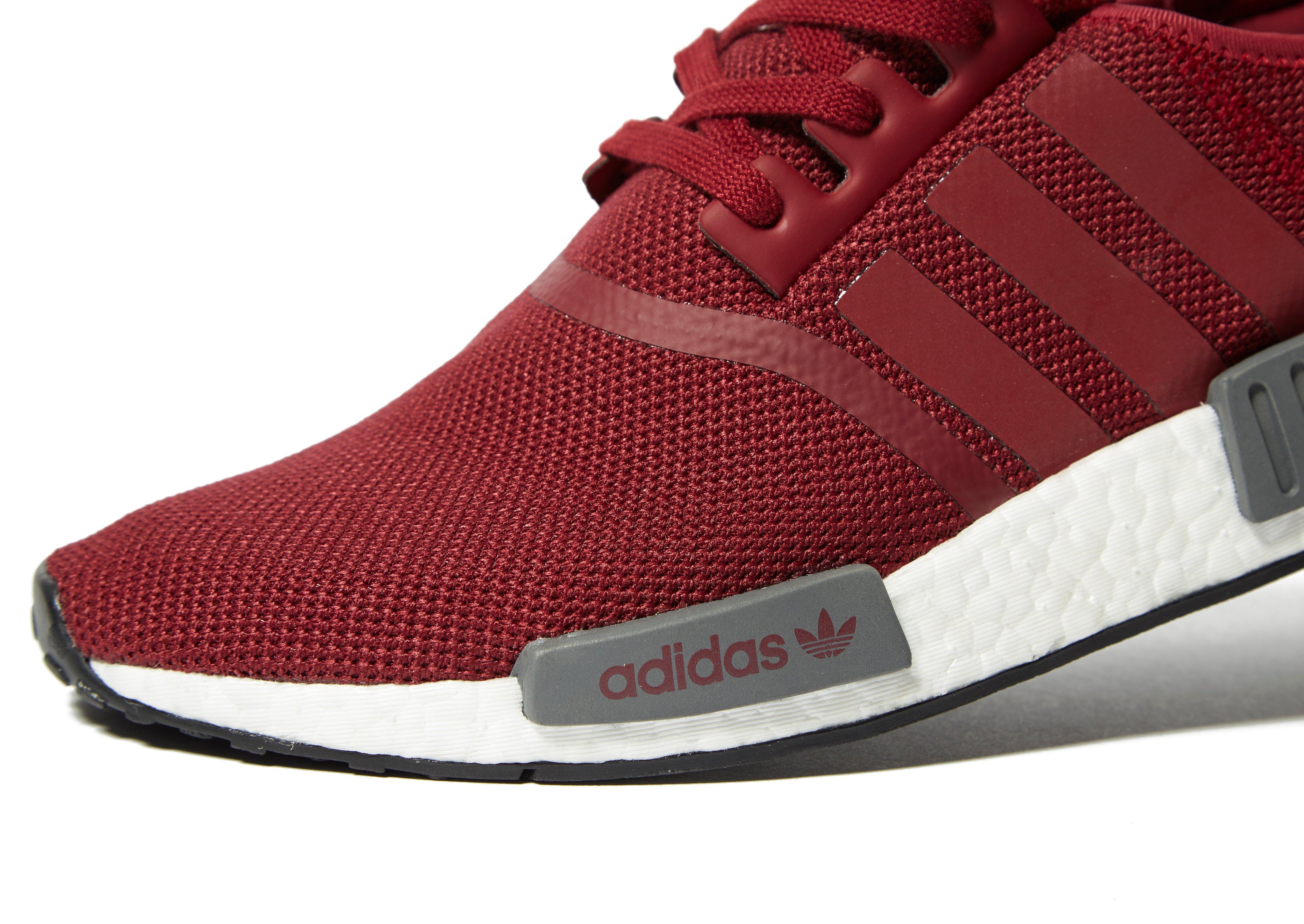  adidas  Originals Synthetic Nmd  R1 in Burgundy Grey Red 