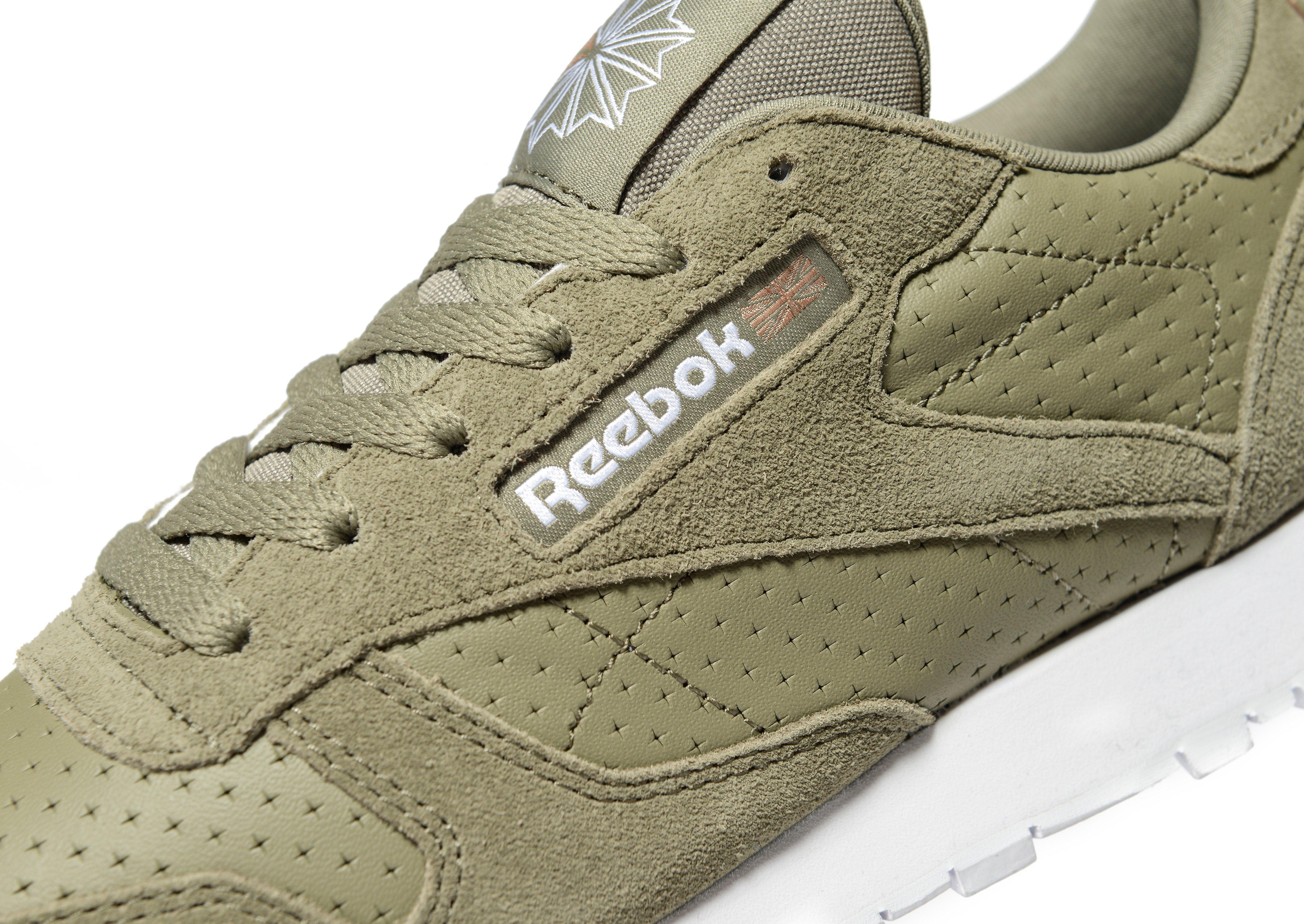 reebok classic leather perforated